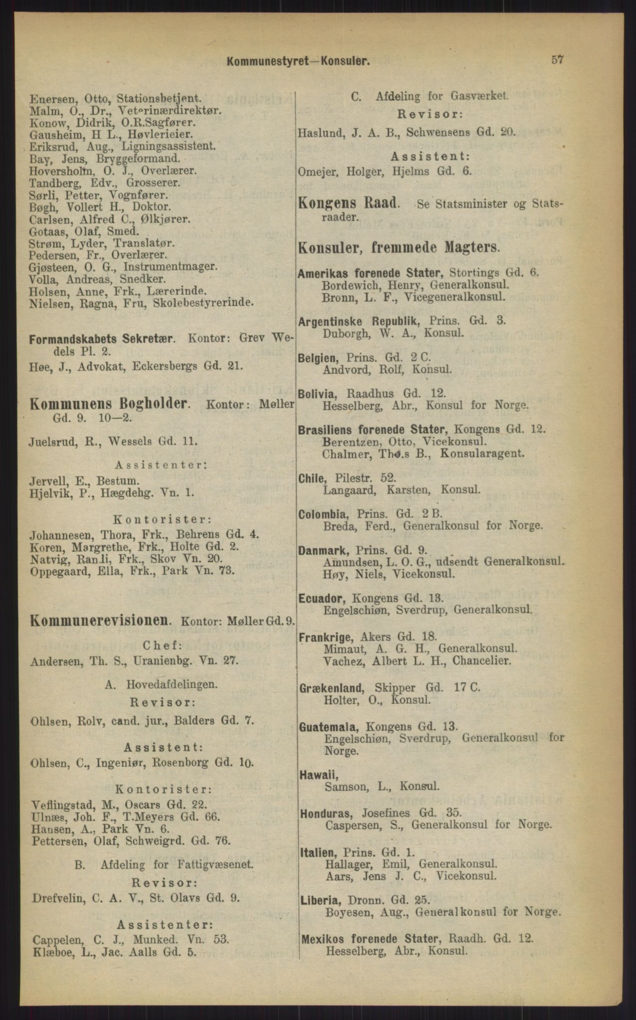 Kristiania/Oslo adressebok, PUBL/-, 1903, p. 57
