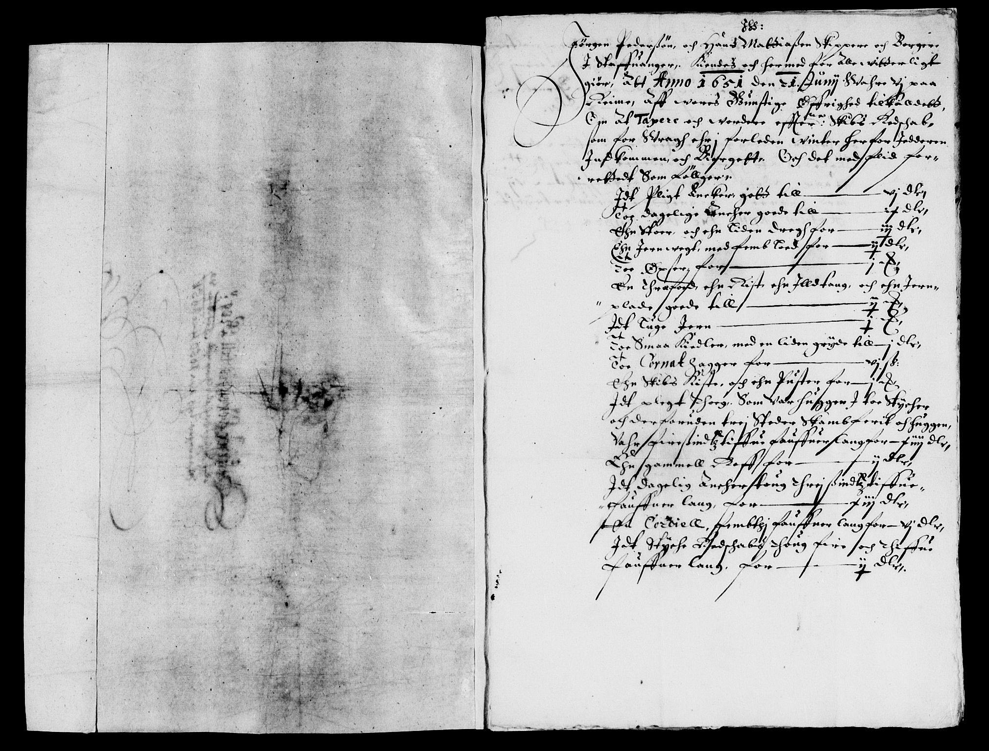 Rentekammeret inntil 1814, Reviderte regnskaper, Lensregnskaper, AV/RA-EA-5023/R/Rb/Rbs/L0033: Stavanger len, 1649-1652