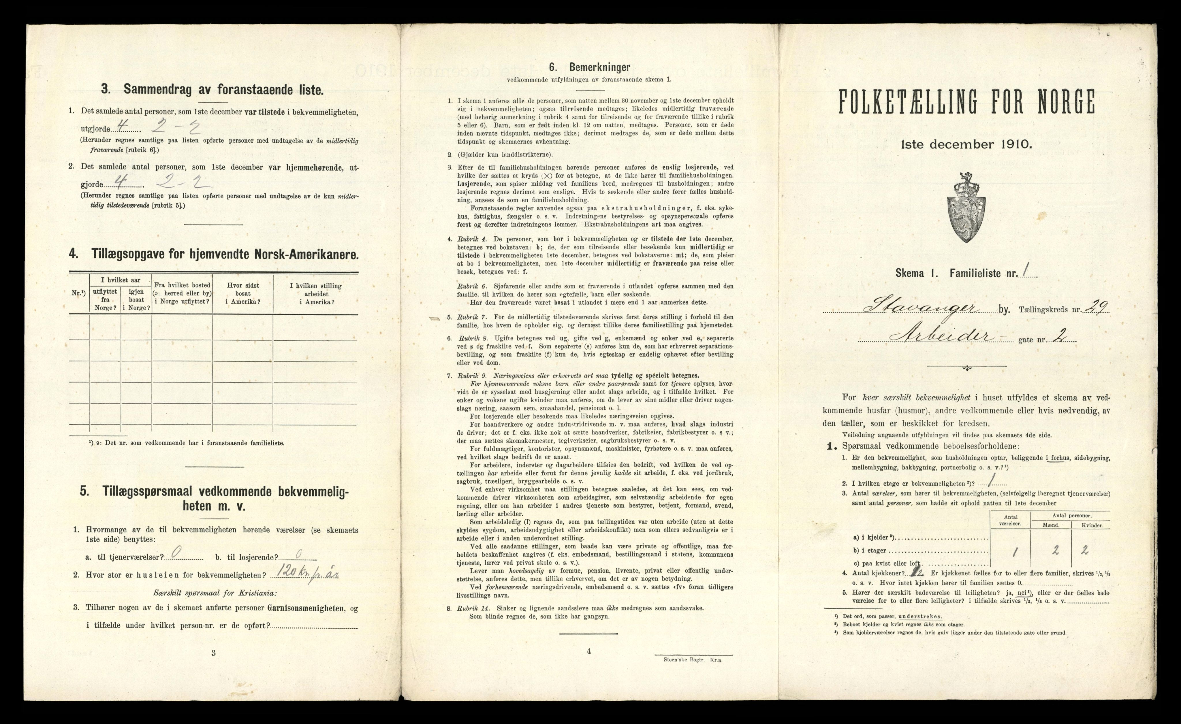 RA, 1910 census for Stavanger, 1910, p. 17780