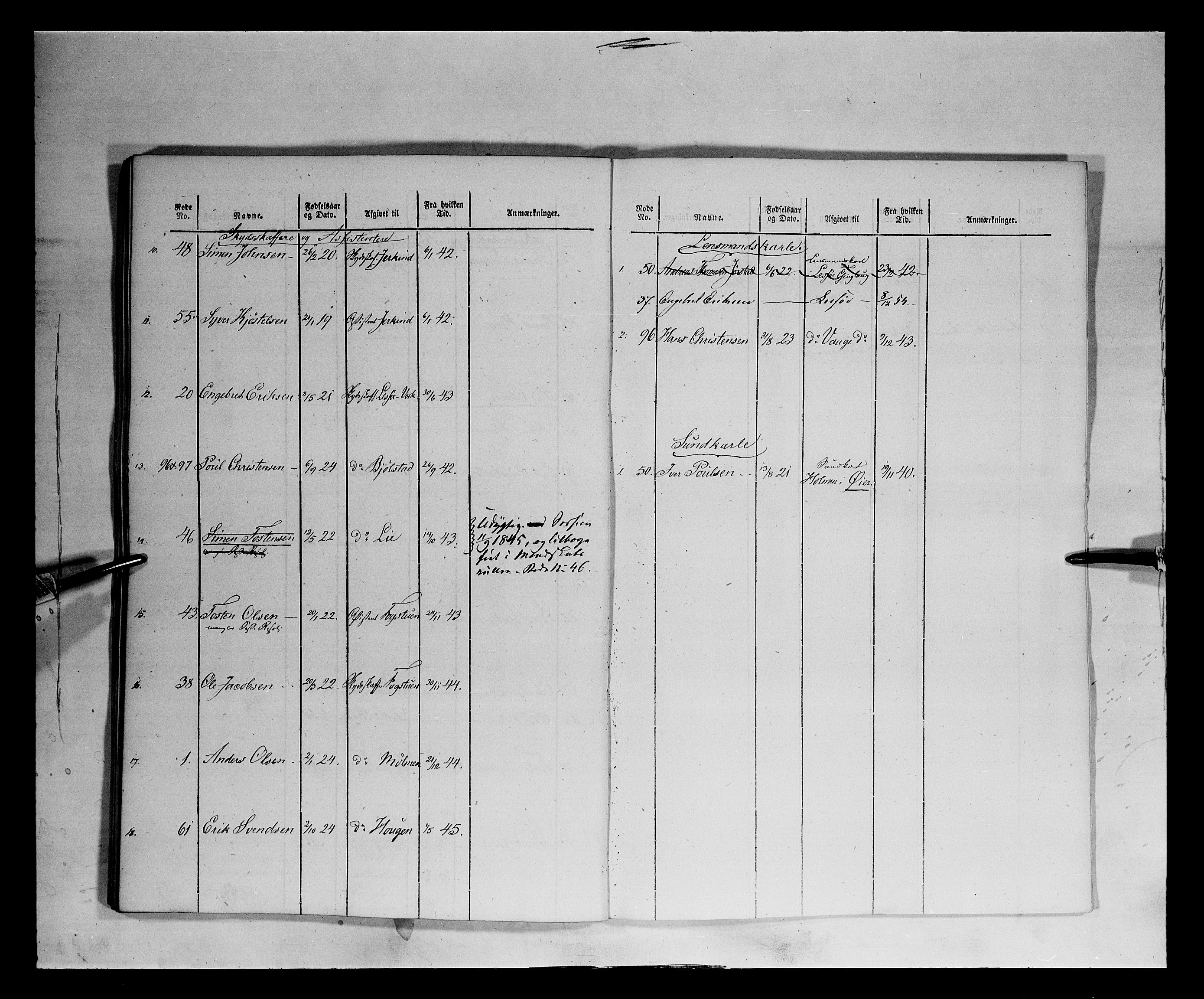 Fylkesmannen i Oppland, AV/SAH-FYO-002/1/K/Ka/L1152: Gudbrandsdalen nasjonale musketérkorps - Lesjeske kompani, 1818-1860, p. 1913