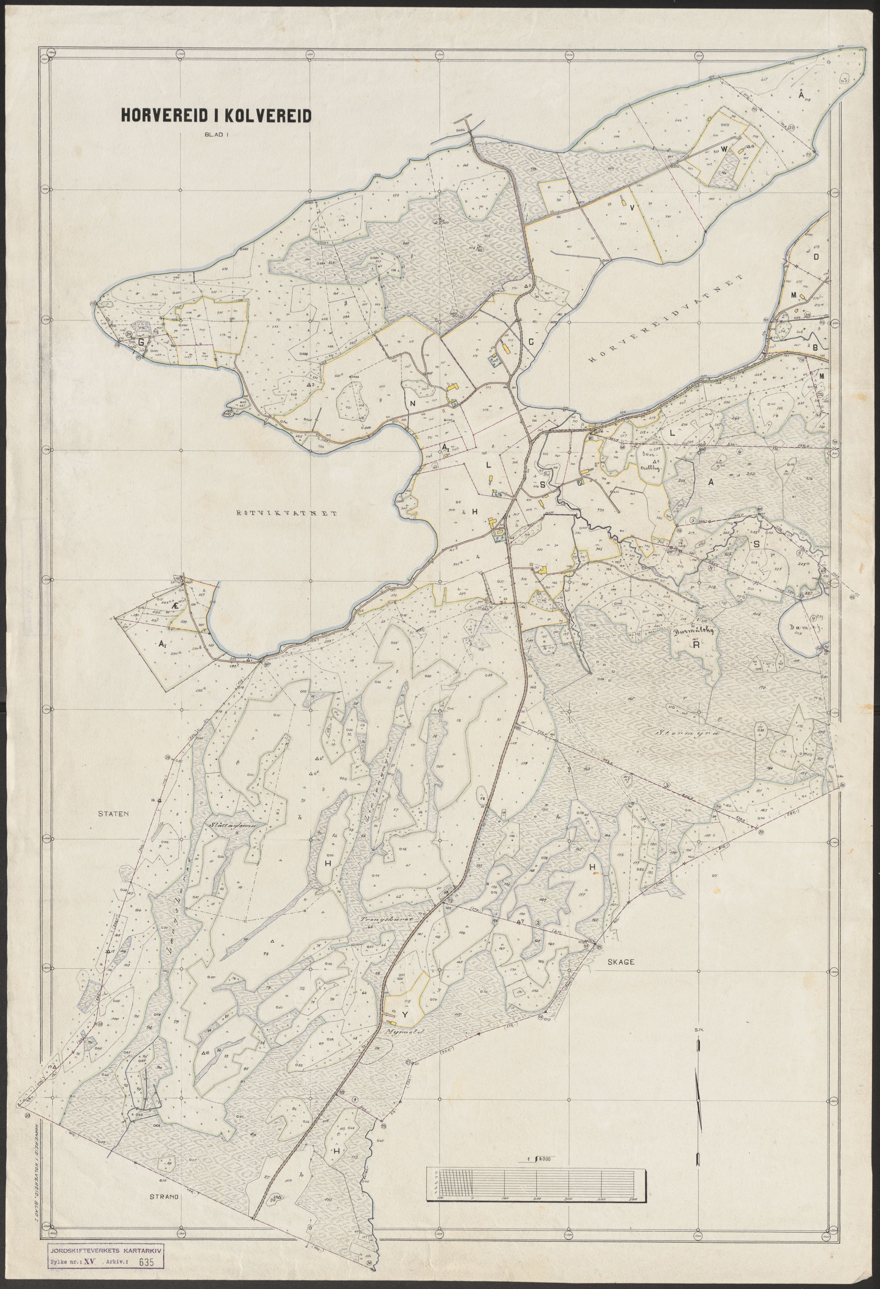Jordskifteverkets kartarkiv, AV/RA-S-3929/T, 1859-1988, p. 851