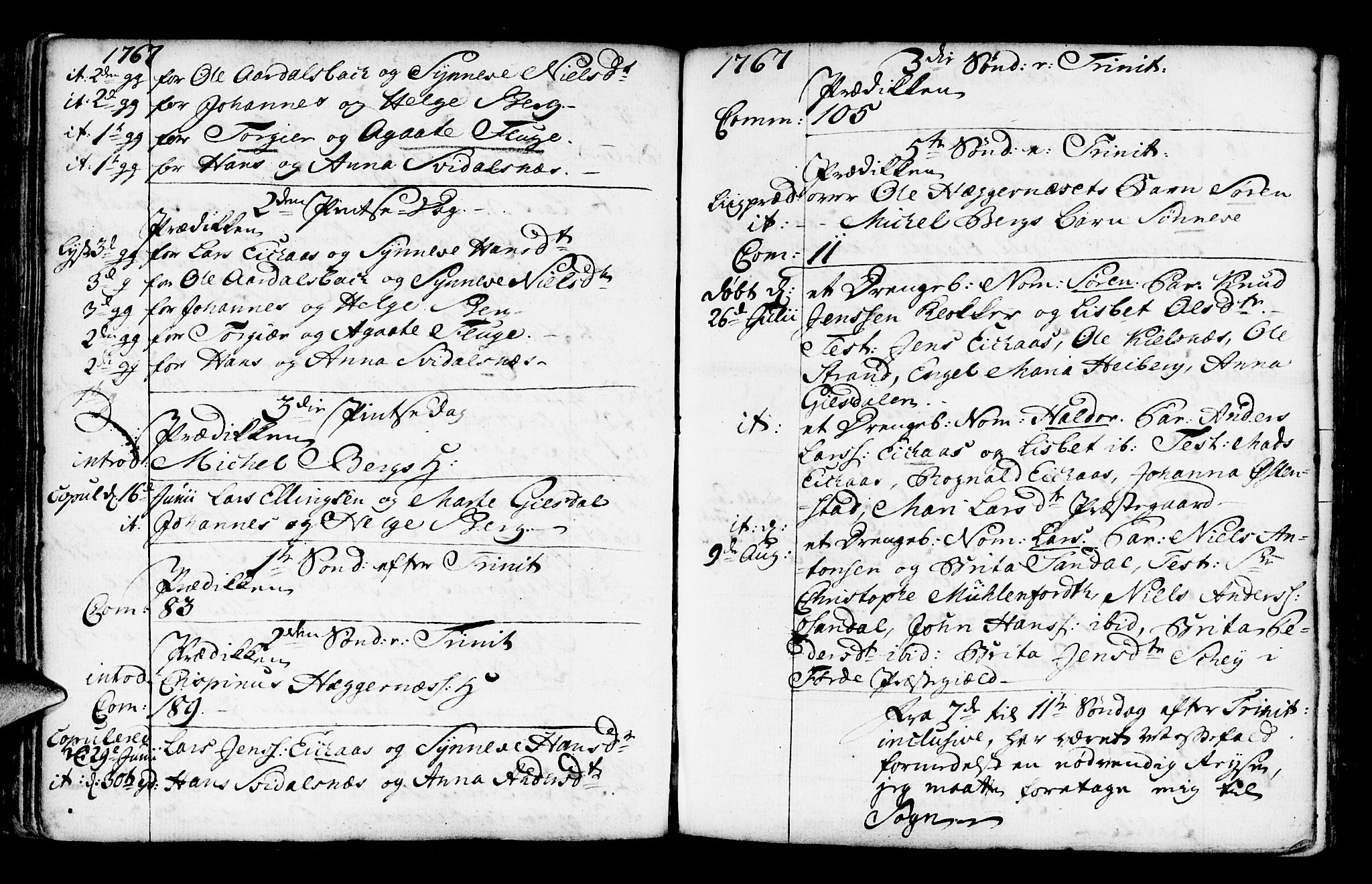 Jølster sokneprestembete, SAB/A-80701/H/Haa/Haaa/L0003: Parish register (official) no. A 3, 1748-1789, p. 117