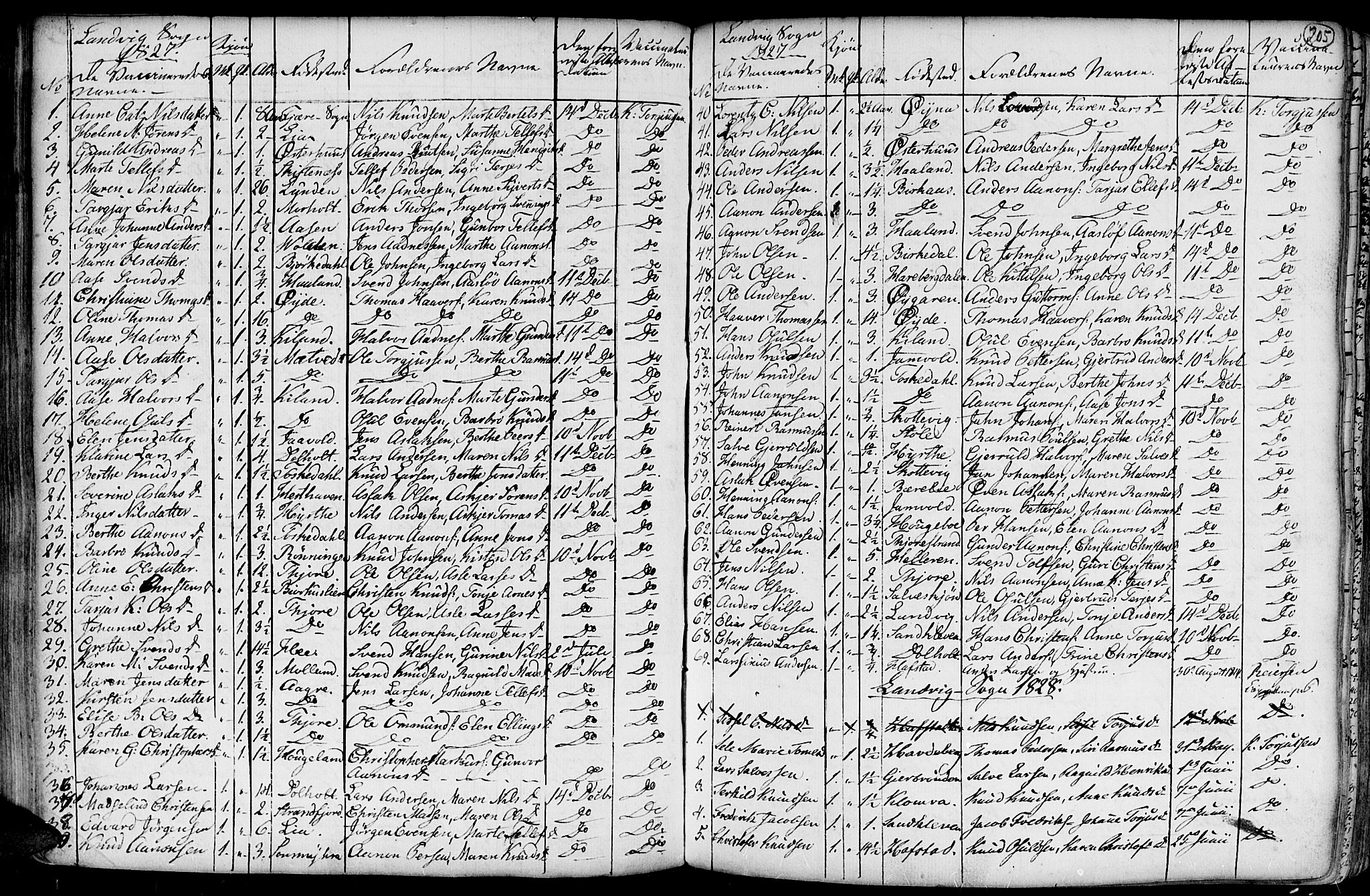 Hommedal sokneprestkontor, AV/SAK-1111-0023/F/Fa/Fab/L0002: Parish register (official) no. A 2 /1, 1741-1848, p. 205