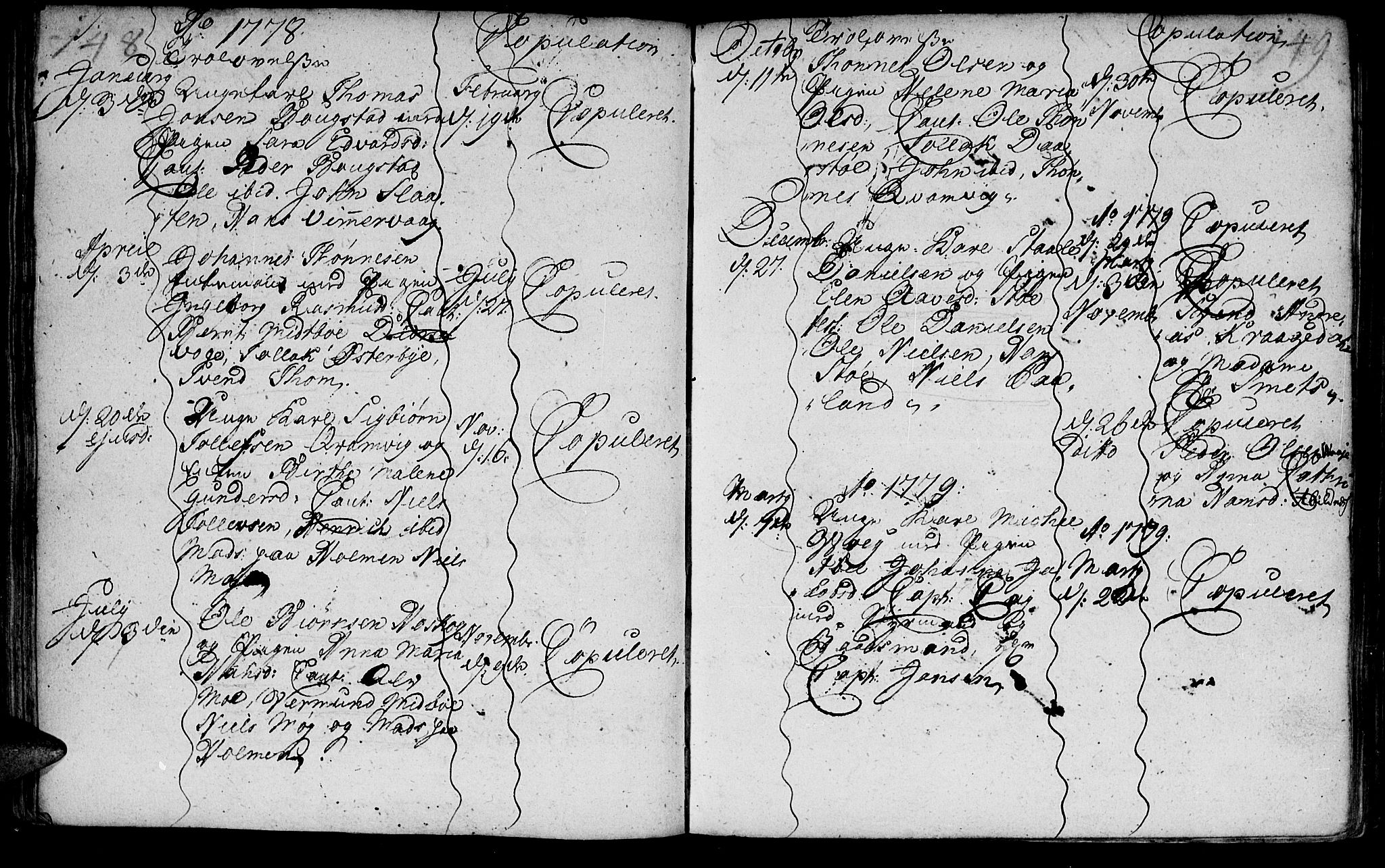 Flekkefjord sokneprestkontor, AV/SAK-1111-0012/F/Fa/Fab/L0001: Parish register (official) no. A 1, 1750-1780, p. 148-149