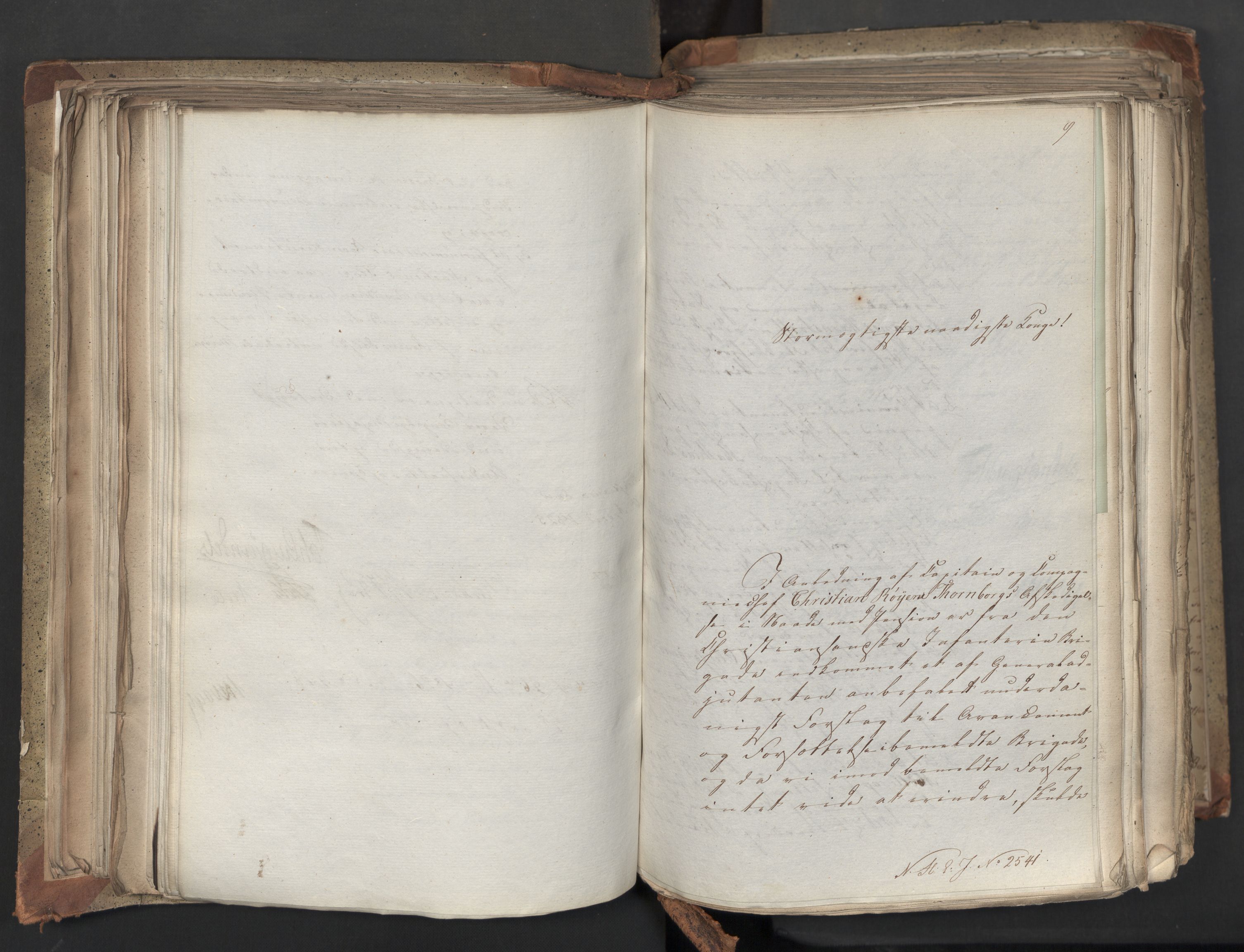 Statsrådsavdelingen i Stockholm, AV/RA-S-1003/D/Da/L0042: Regjeringsinnstillinger nr. 2467-2705, 1825, p. 224