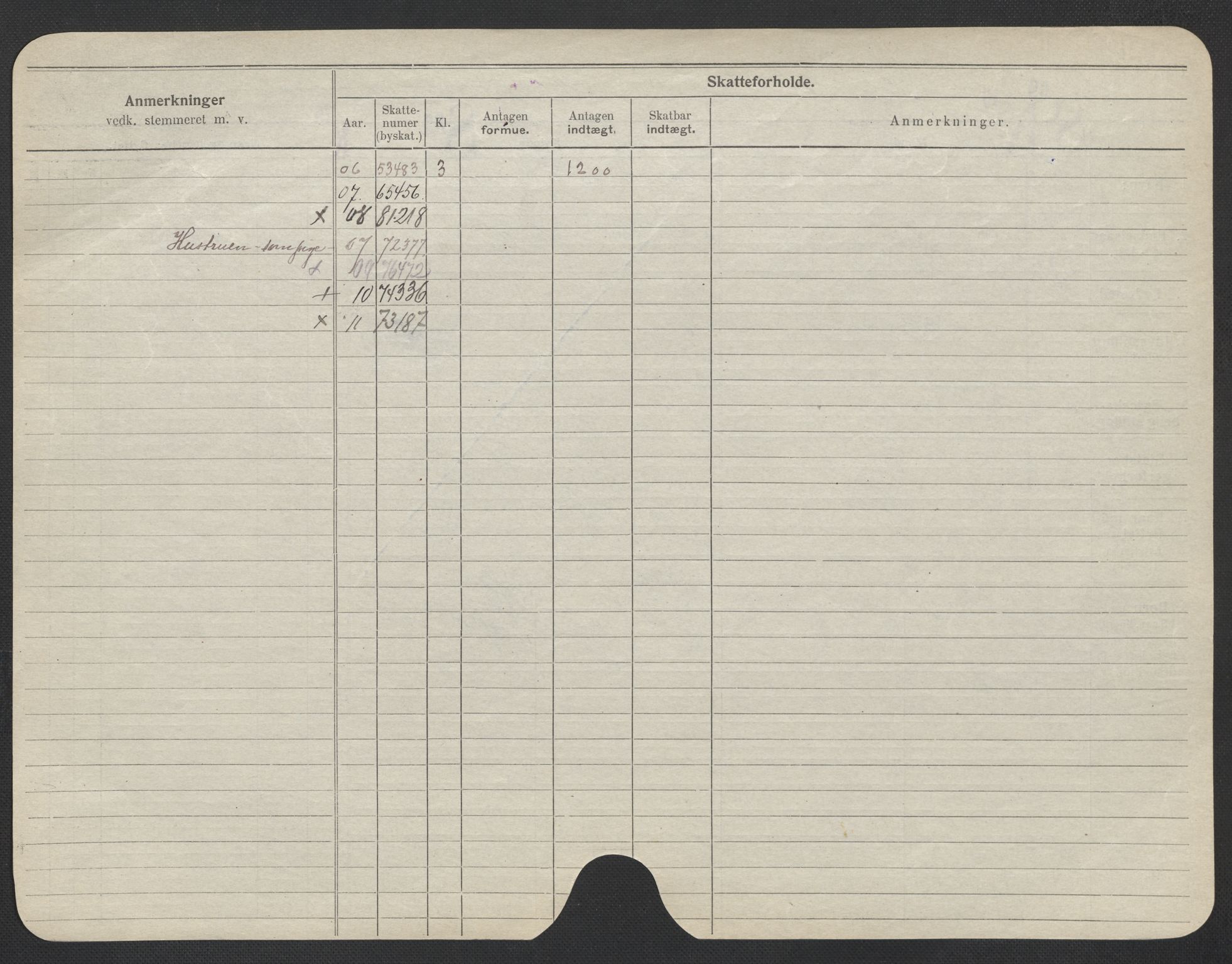 Oslo folkeregister, Registerkort, AV/SAO-A-11715/F/Fa/Fac/L0020: Kvinner, 1906-1914, p. 324b