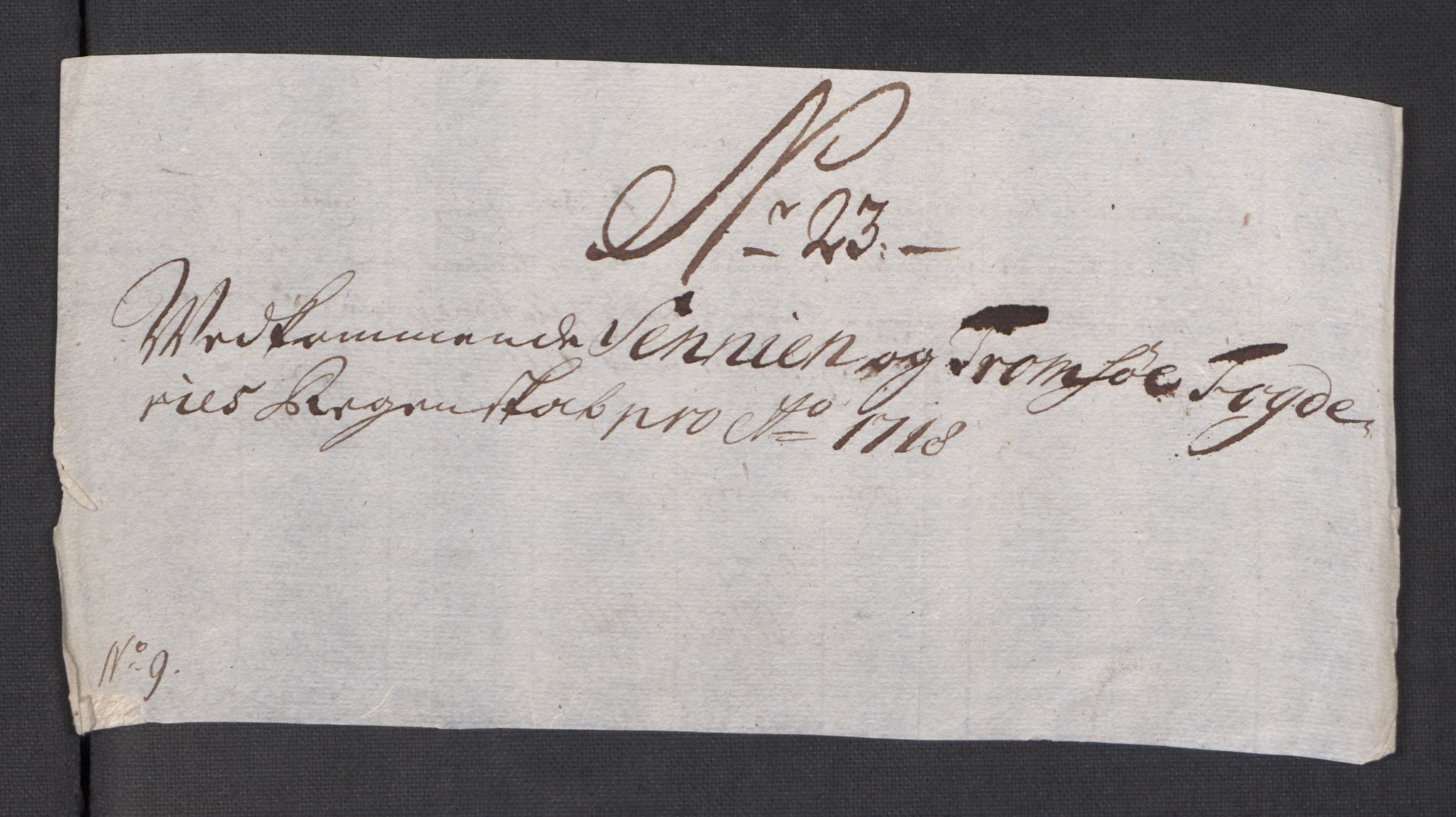 Rentekammeret inntil 1814, Reviderte regnskaper, Fogderegnskap, AV/RA-EA-4092/R68/L4764: Fogderegnskap Senja og Troms, 1718, p. 138