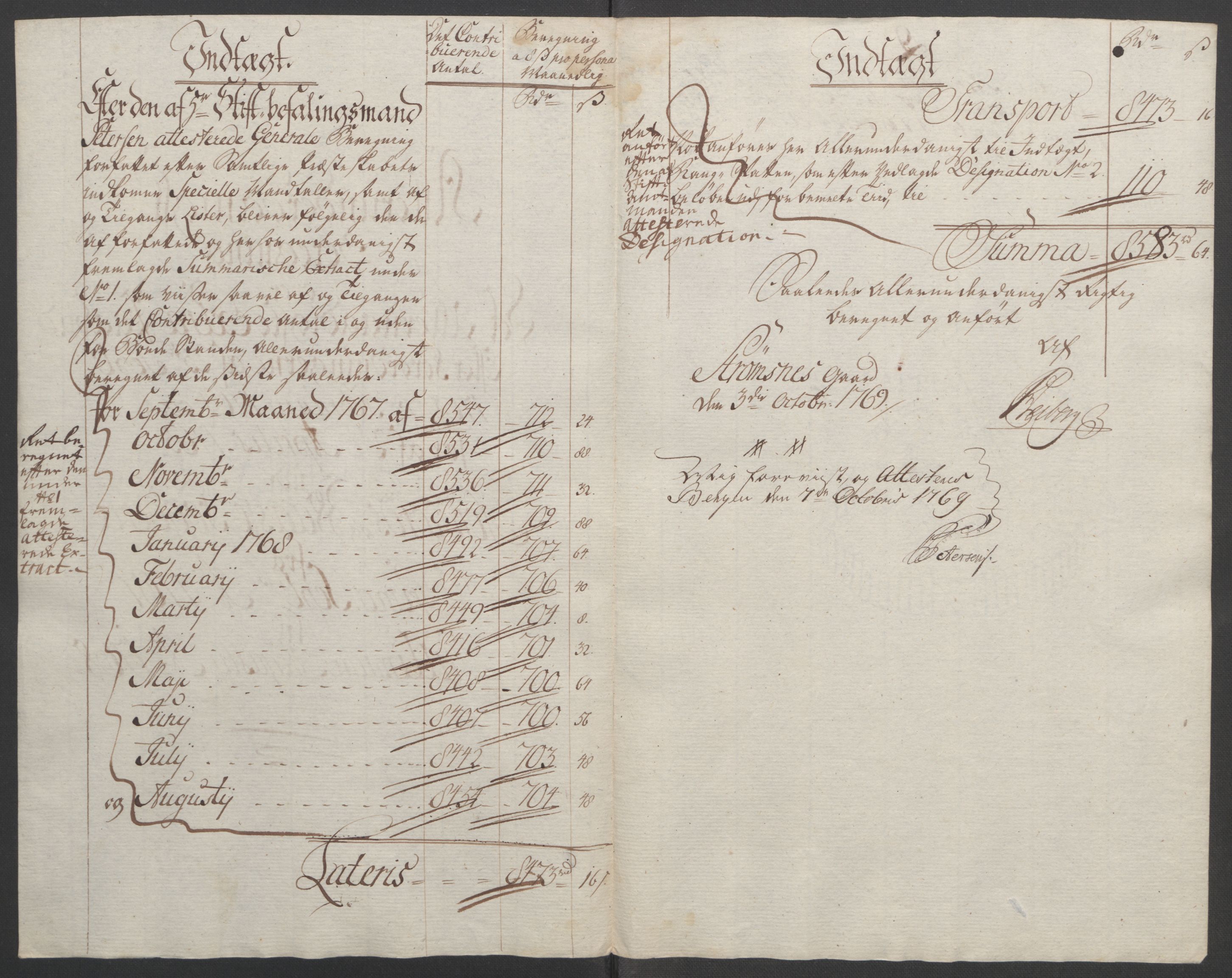 Rentekammeret inntil 1814, Reviderte regnskaper, Fogderegnskap, RA/EA-4092/R51/L3303: Ekstraskatten Nordhordland og Voss, 1762-1772, p. 179