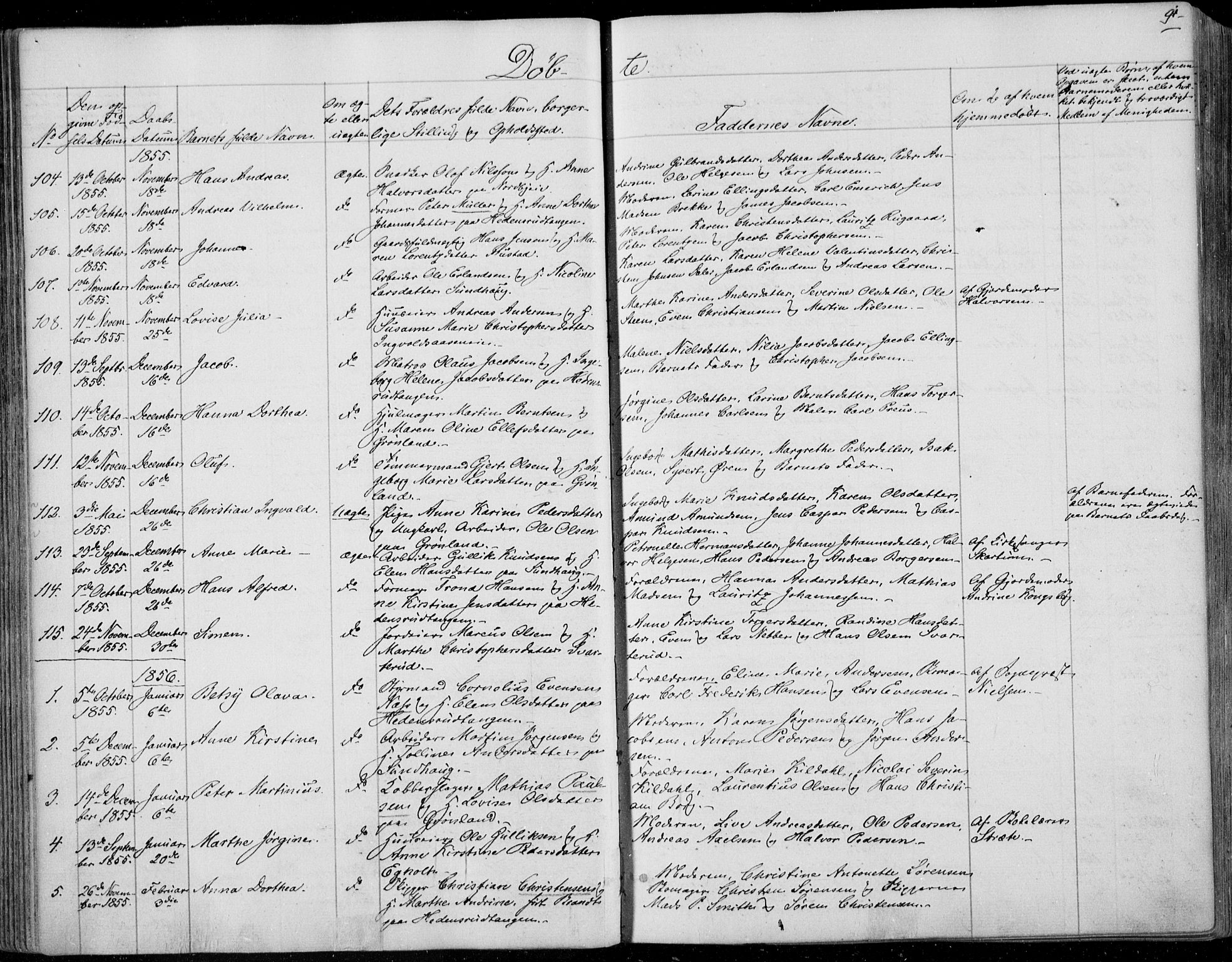 Skoger kirkebøker, AV/SAKO-A-59/F/Fa/L0003: Parish register (official) no. I 3, 1842-1861, p. 91