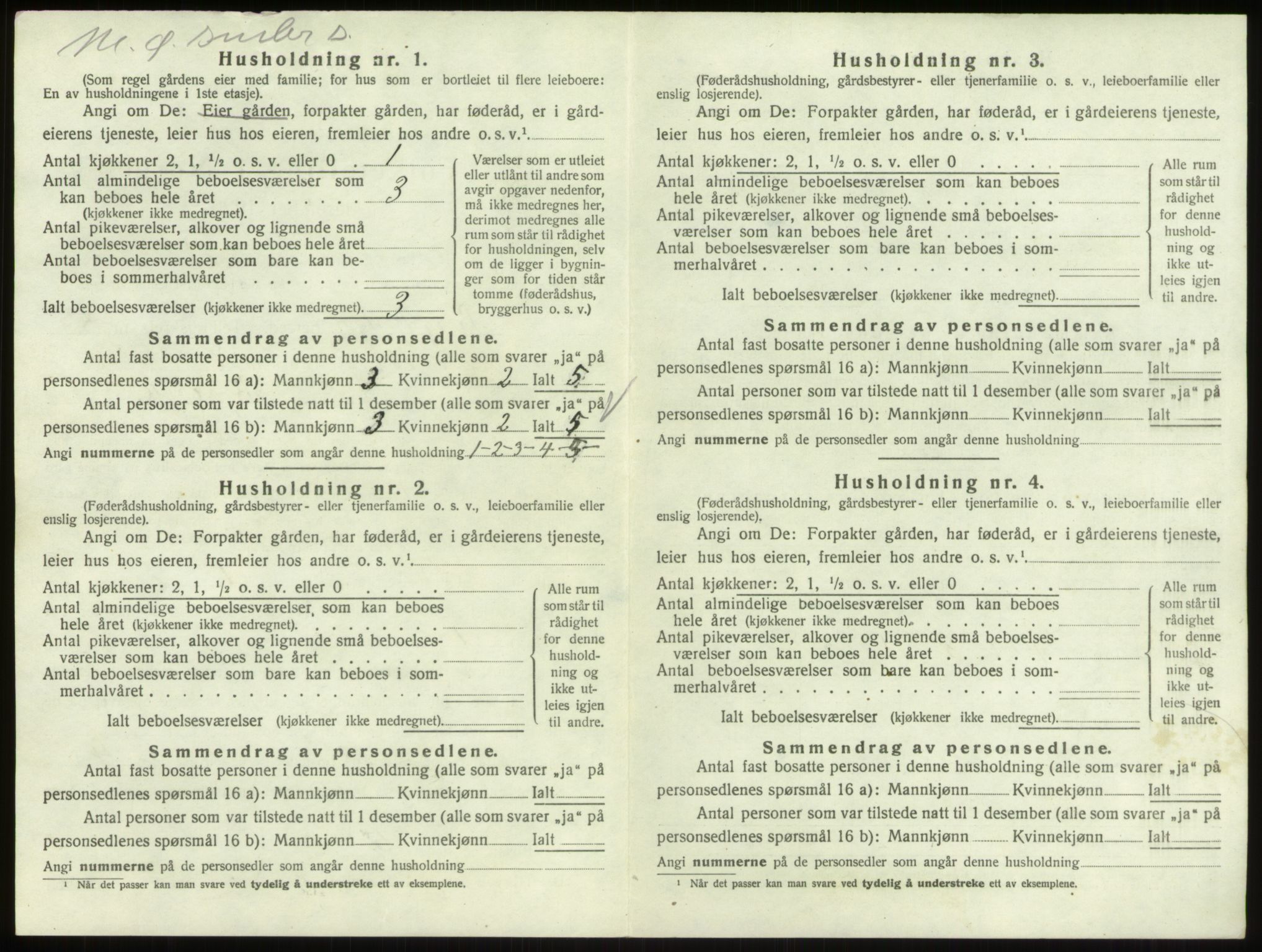 SAO, 1920 census for Berg, 1920, p. 1216