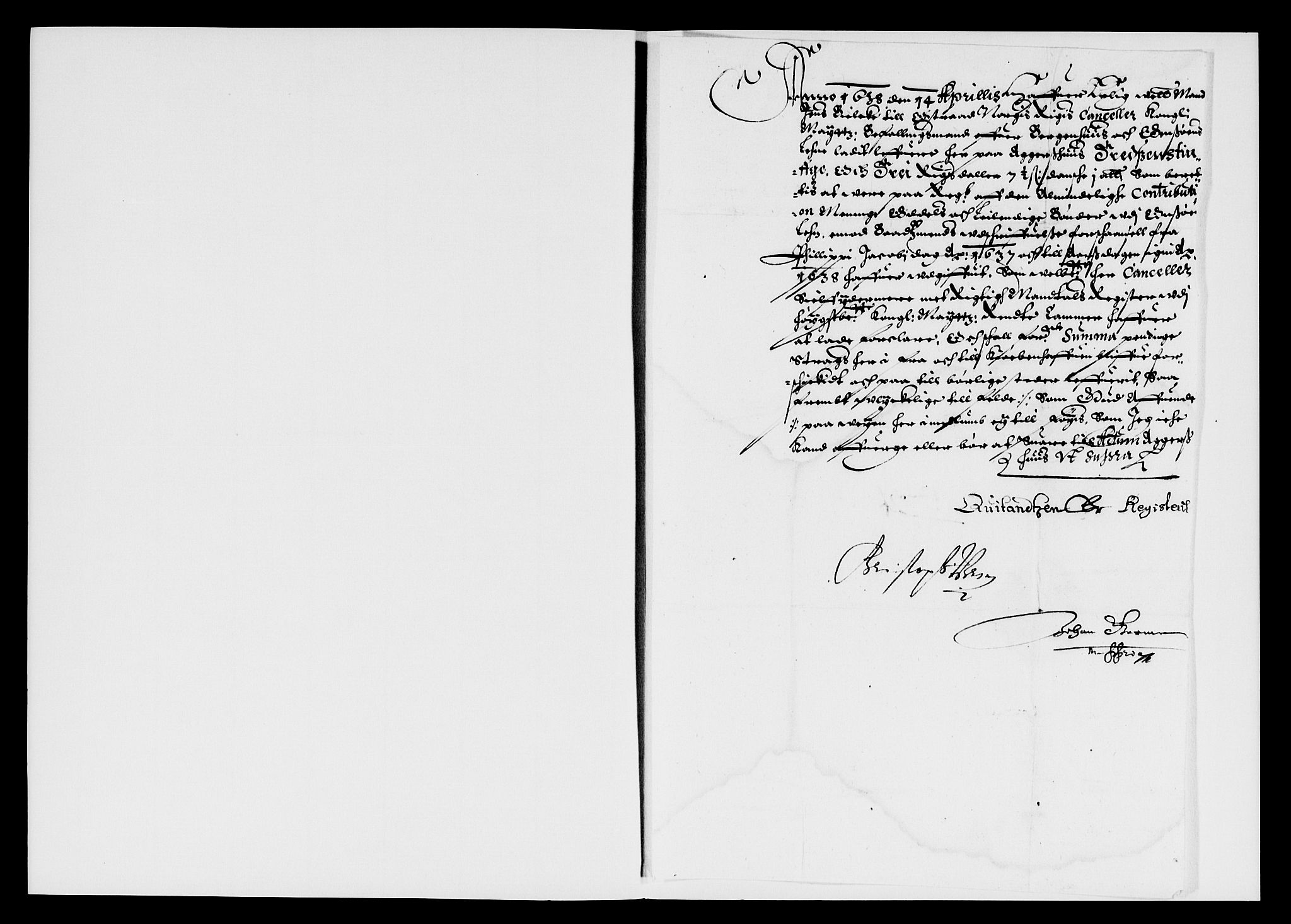 Rentekammeret inntil 1814, Reviderte regnskaper, Lensregnskaper, AV/RA-EA-5023/R/Rb/Rbe/L0001: Onsøy len, 1626-1639