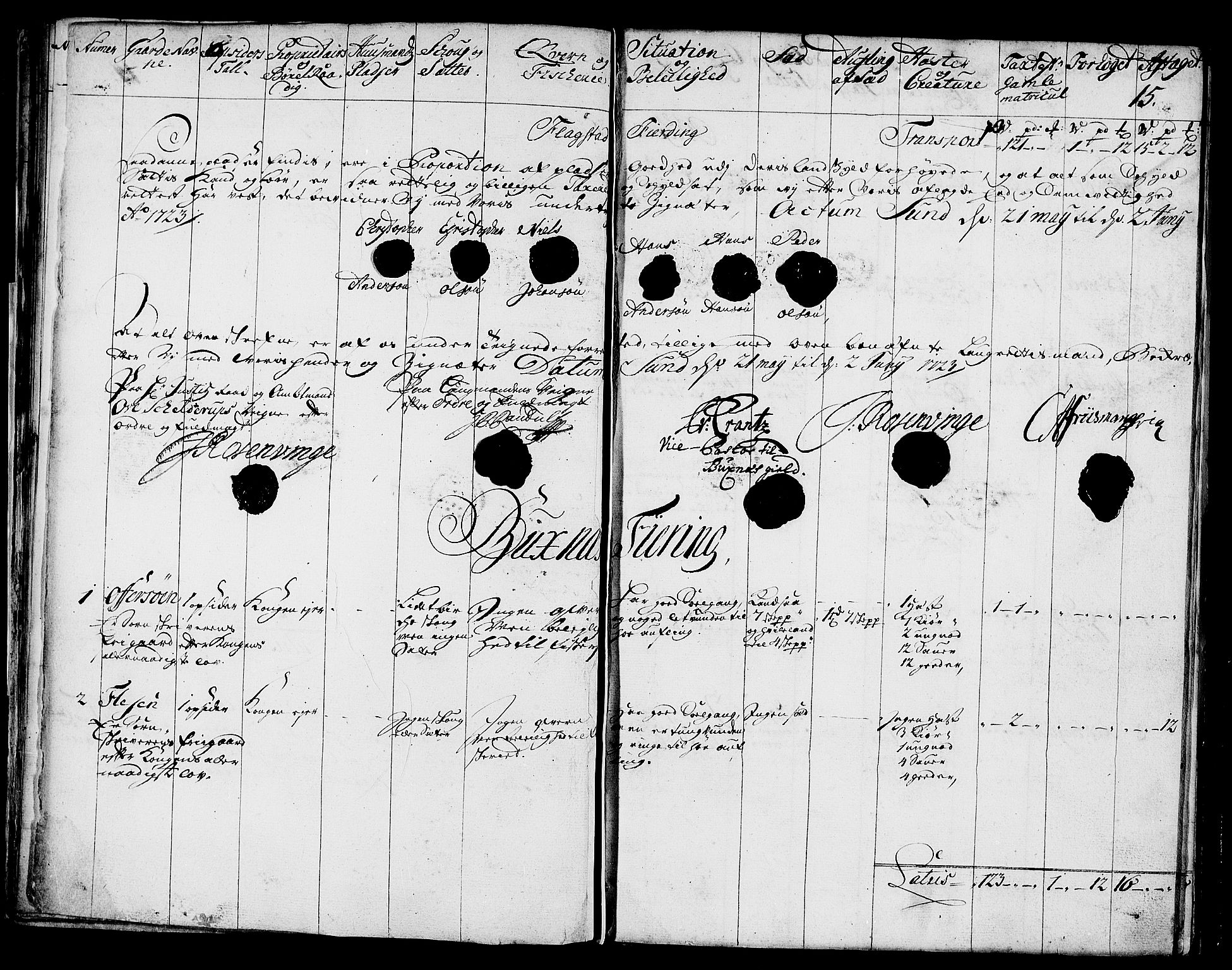 Rentekammeret inntil 1814, Realistisk ordnet avdeling, AV/RA-EA-4070/N/Nb/Nbf/L0174: Lofoten eksaminasjonsprotokoll, 1723, p. 18