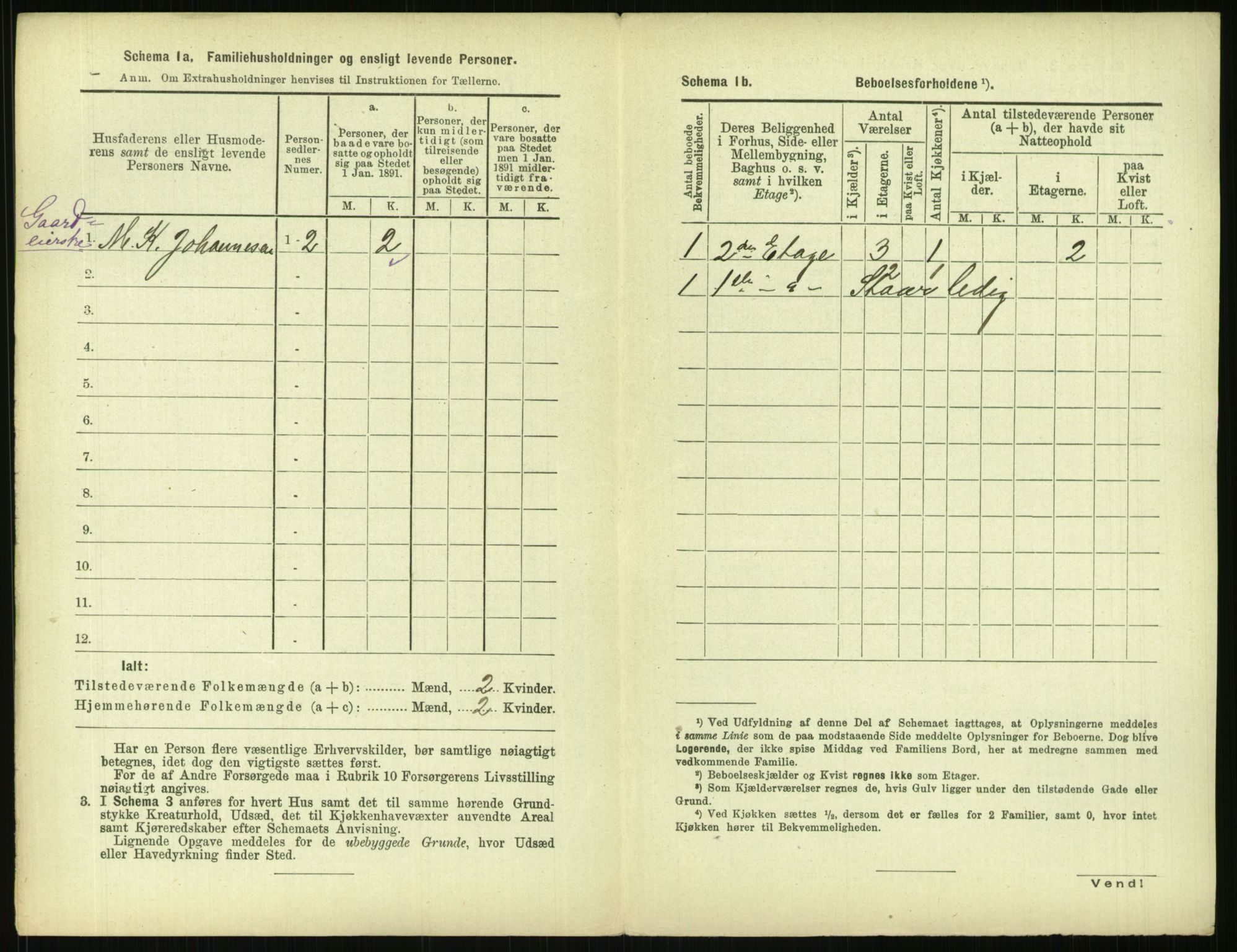 RA, 1891 census for 0301 Kristiania, 1891, p. 142854