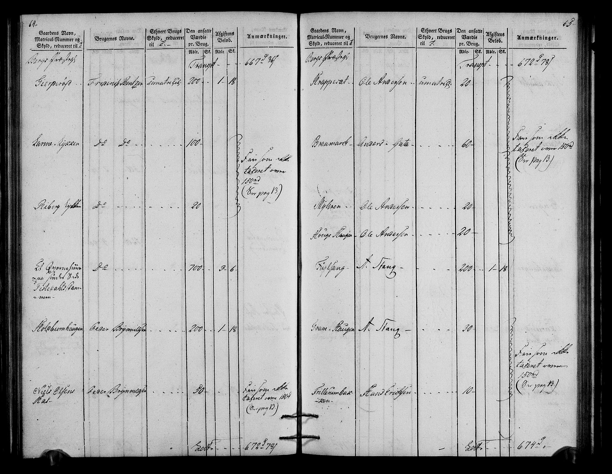 Rentekammeret inntil 1814, Realistisk ordnet avdeling, AV/RA-EA-4070/N/Ne/Nea/L0006: Idd og Marker fogderi. Oppebørselsregister, 1803, p. 35