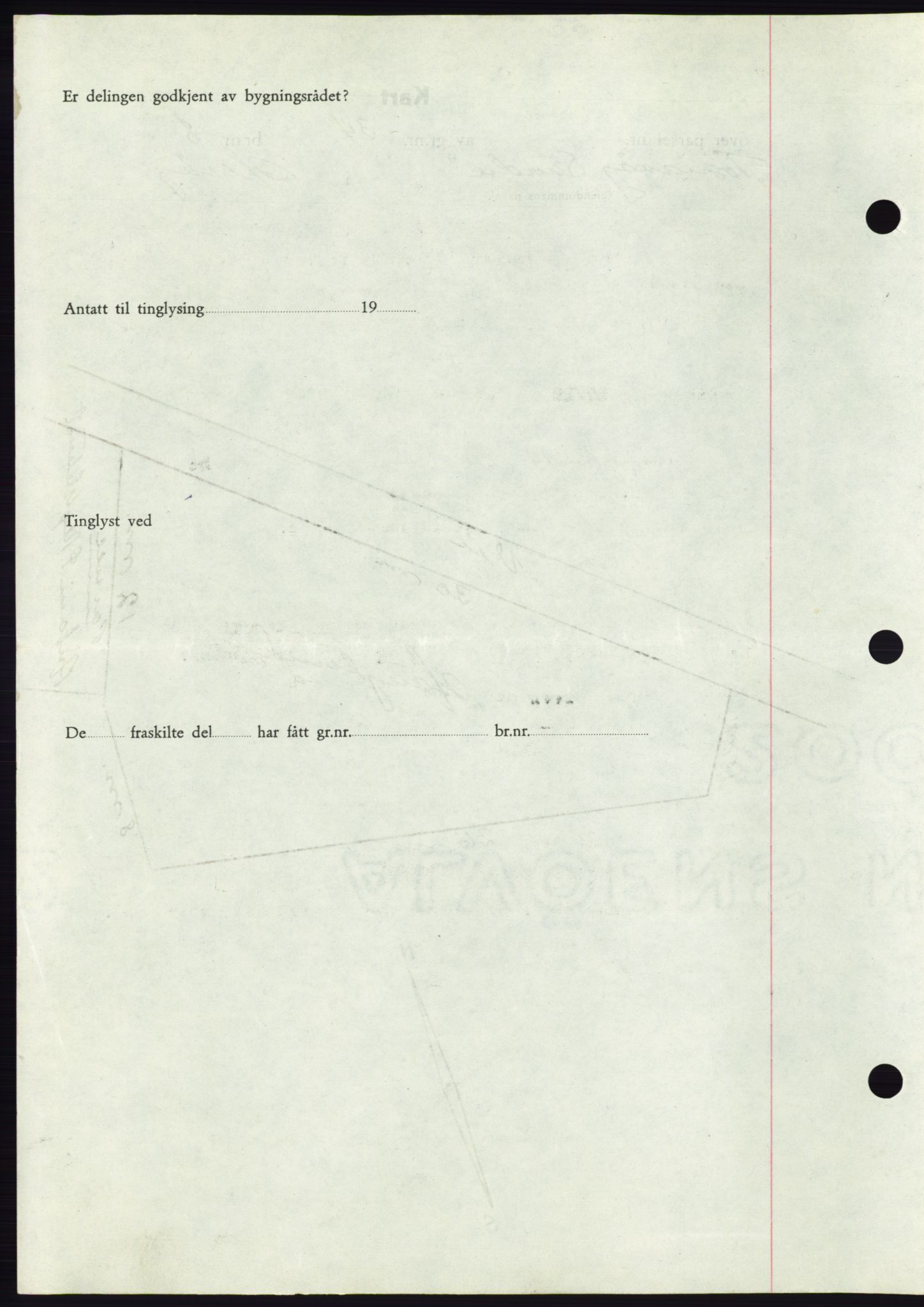 Søre Sunnmøre sorenskriveri, AV/SAT-A-4122/1/2/2C/L0081: Mortgage book no. 7A, 1947-1948, Diary no: : 1907/1947