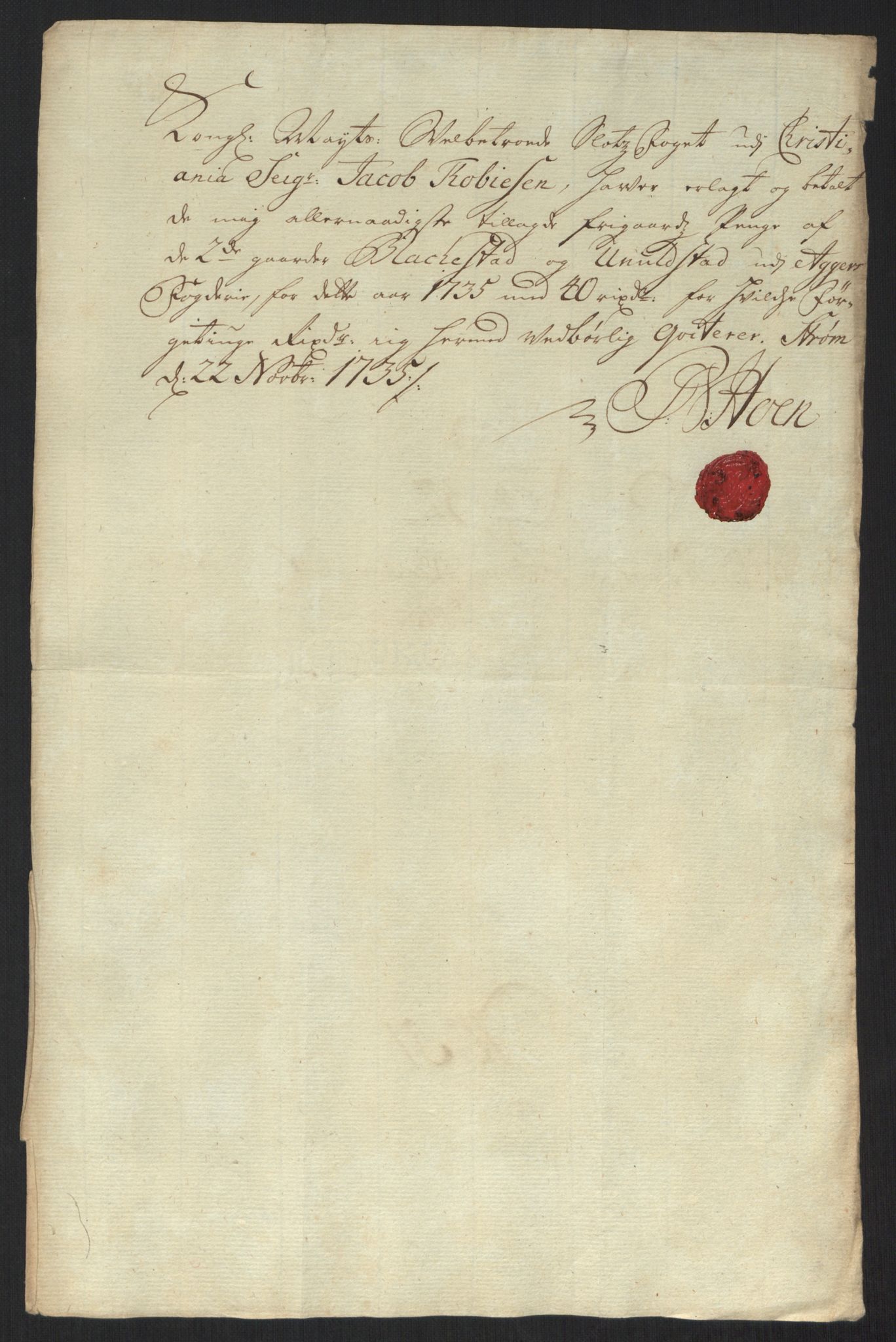 Rentekammeret inntil 1814, Reviderte regnskaper, Fogderegnskap, AV/RA-EA-4092/R10/L0474: Fogderegnskap Aker og Follo, 1735, p. 163