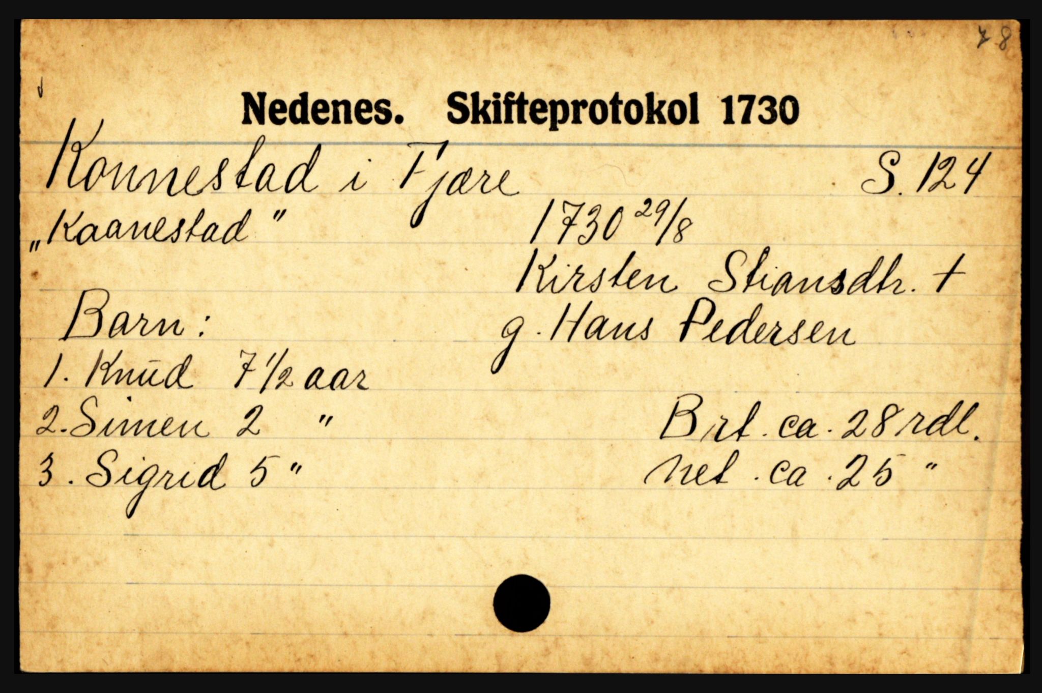 Nedenes sorenskriveri før 1824, AV/SAK-1221-0007/H, p. 15749