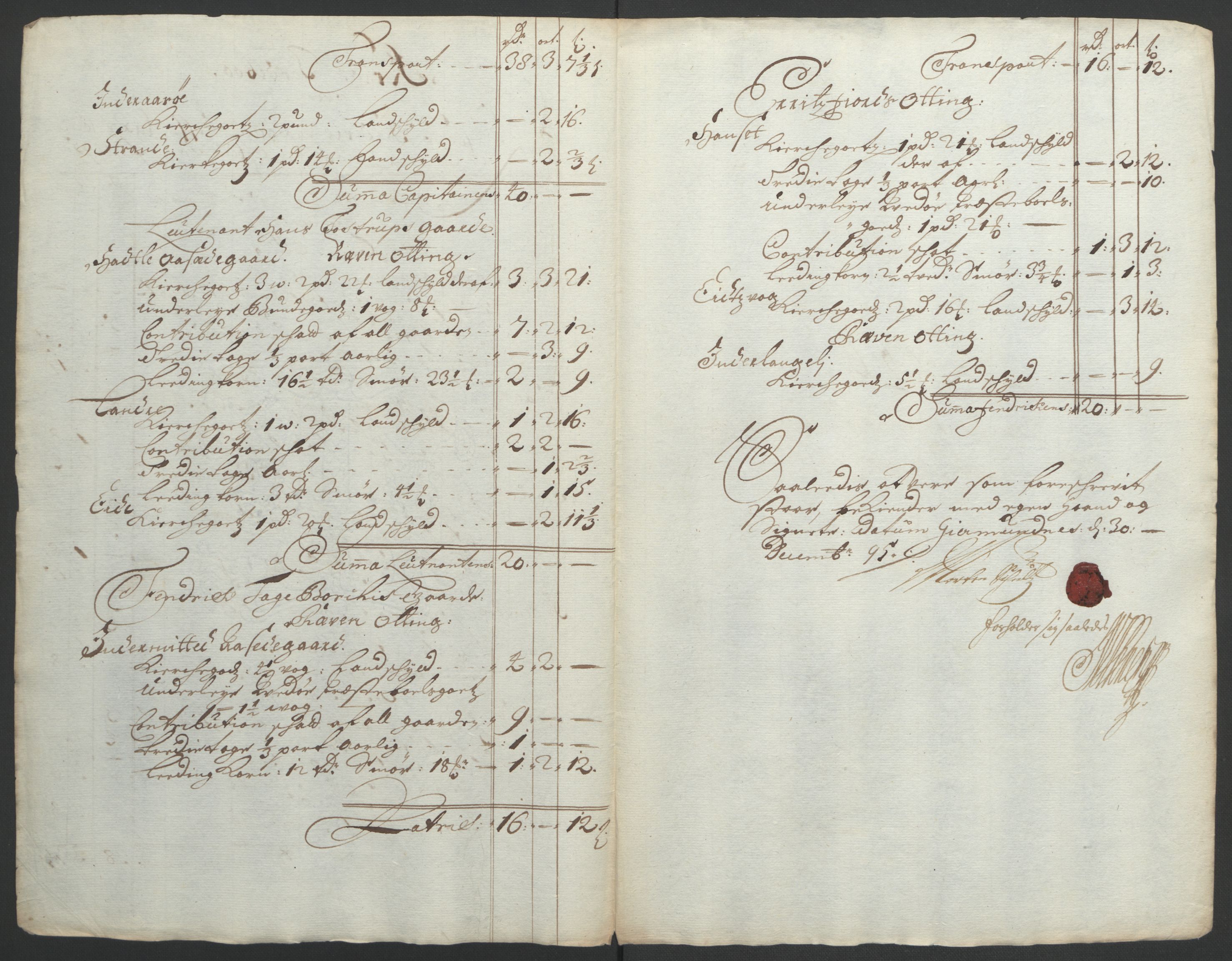 Rentekammeret inntil 1814, Reviderte regnskaper, Fogderegnskap, RA/EA-4092/R55/L3652: Fogderegnskap Romsdal, 1695-1696, p. 133