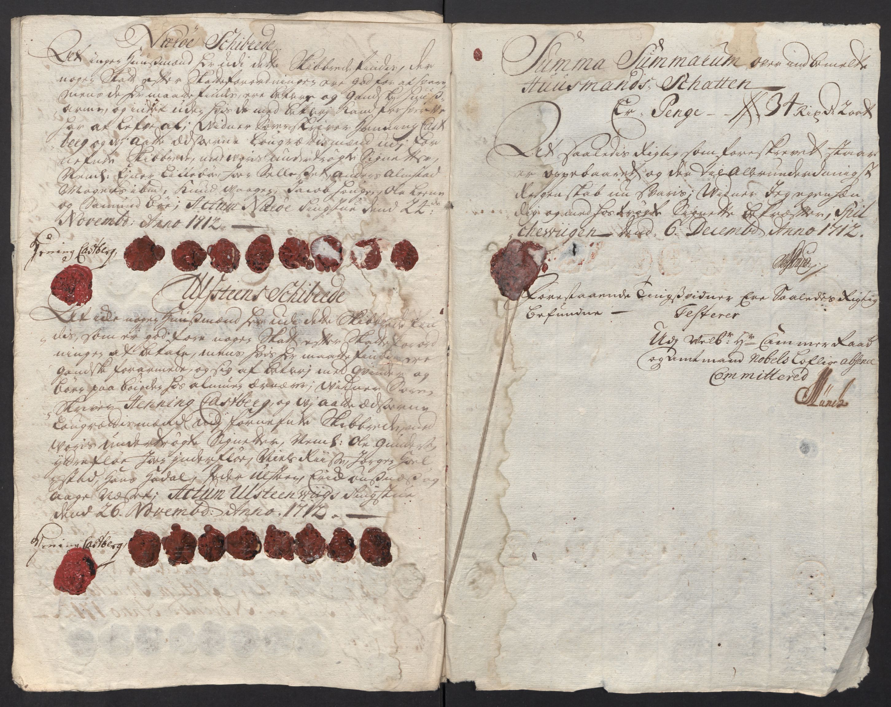 Rentekammeret inntil 1814, Reviderte regnskaper, Fogderegnskap, RA/EA-4092/R54/L3565: Fogderegnskap Sunnmøre, 1712-1713, p. 104