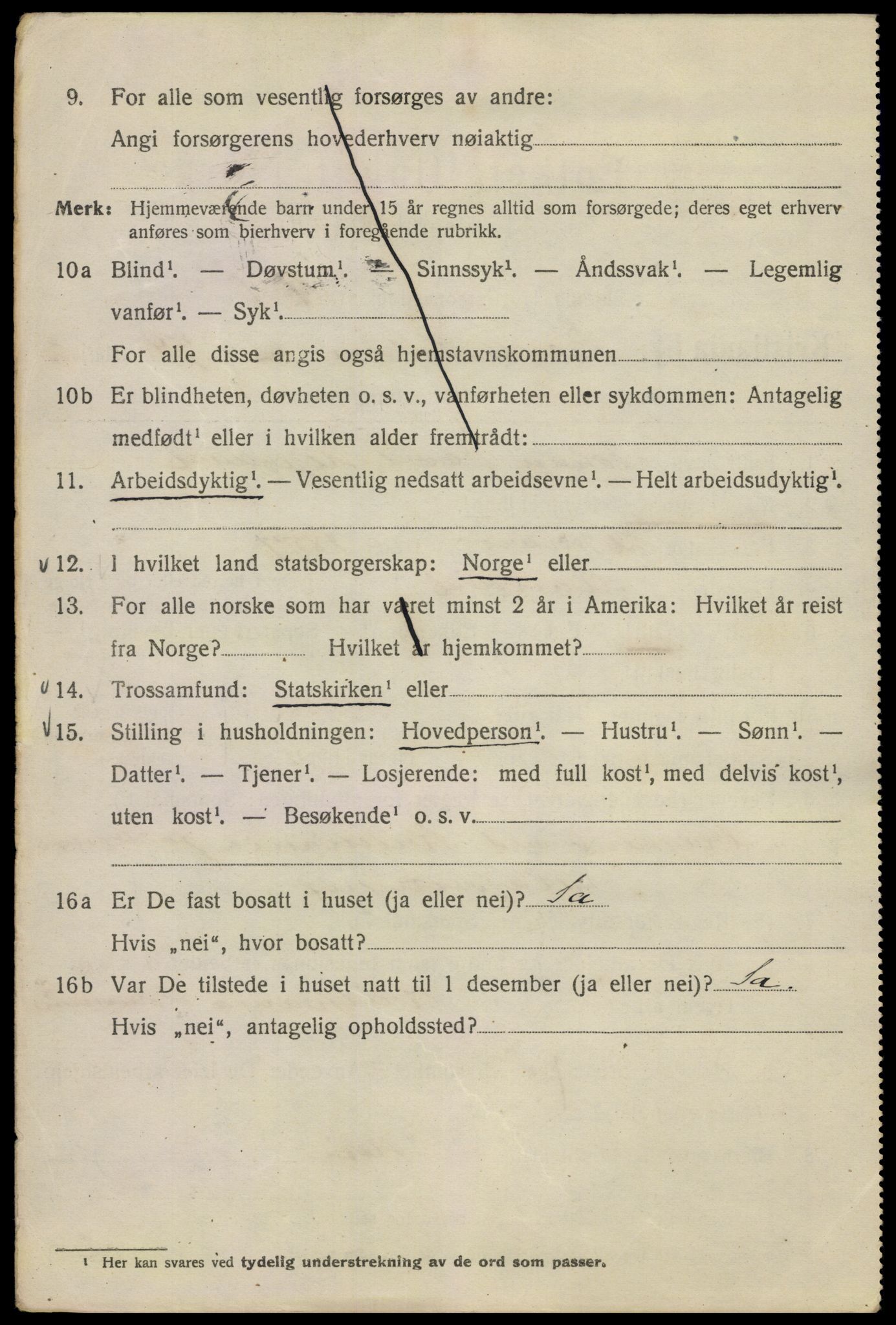 SAO, 1920 census for Kristiania, 1920, p. 167366