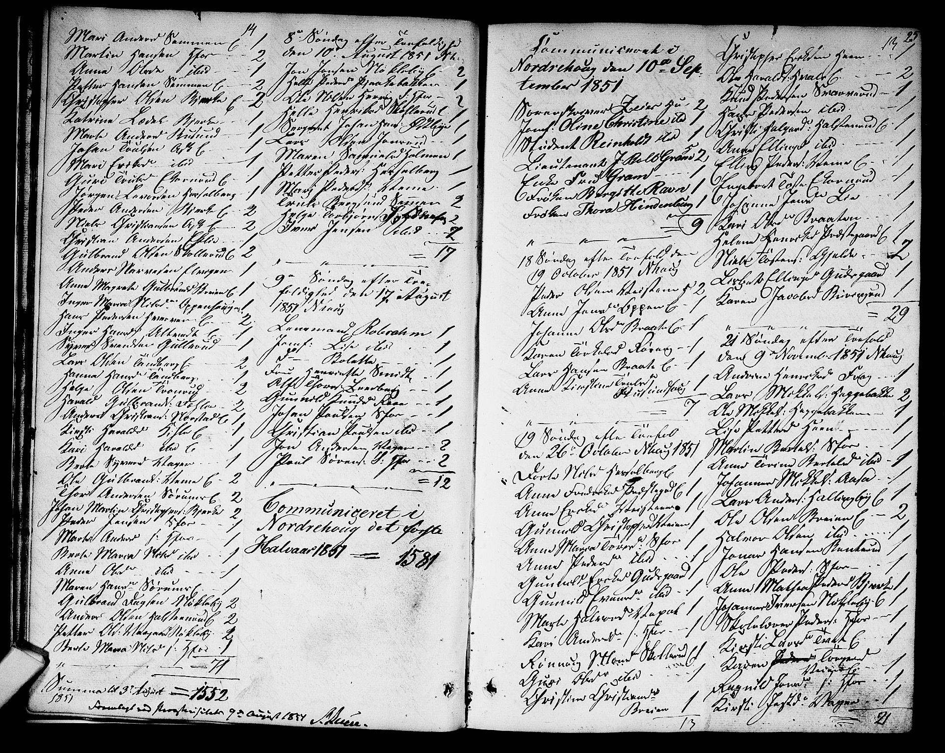 Norderhov kirkebøker, AV/SAKO-A-237/G/Ga/L0006: Parish register (copy) no. I 6, 1849-1876, p. 25