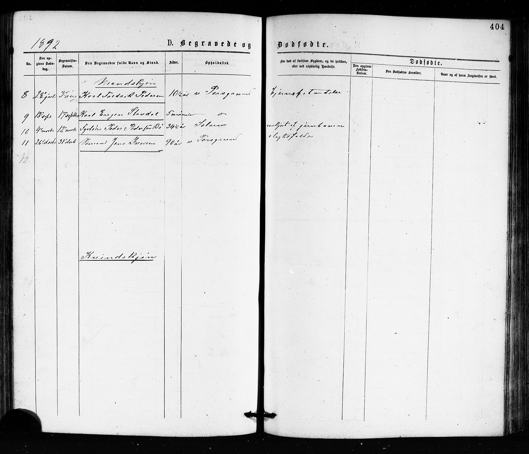 Porsgrunn kirkebøker , SAKO/A-104/G/Ga/L0003: Parish register (copy) no. I 3, 1877-1915, p. 404