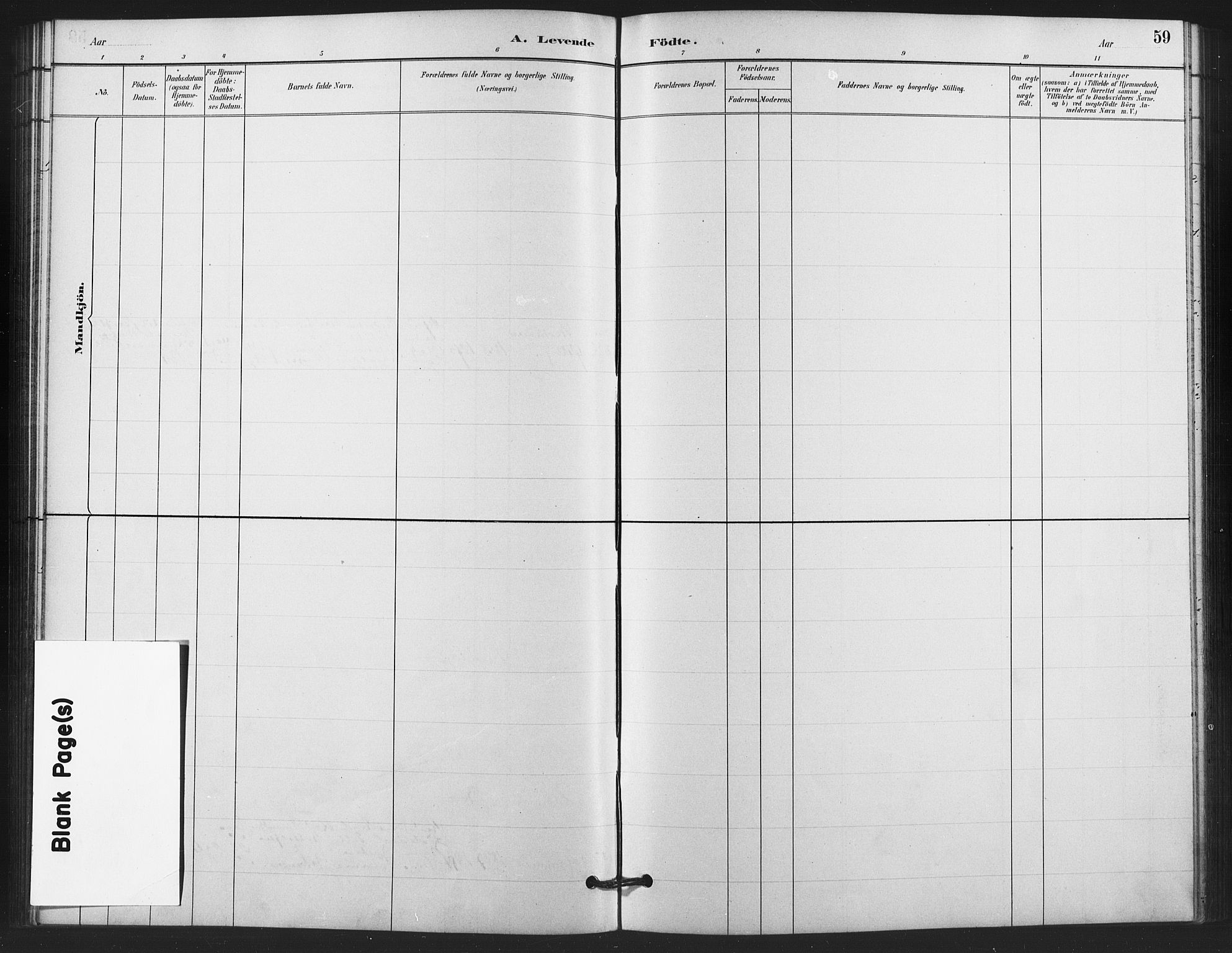 Skedsmo prestekontor Kirkebøker, AV/SAO-A-10033a/F/Fb/L0001: Parish register (official) no. II 1, 1883-1901, p. 59