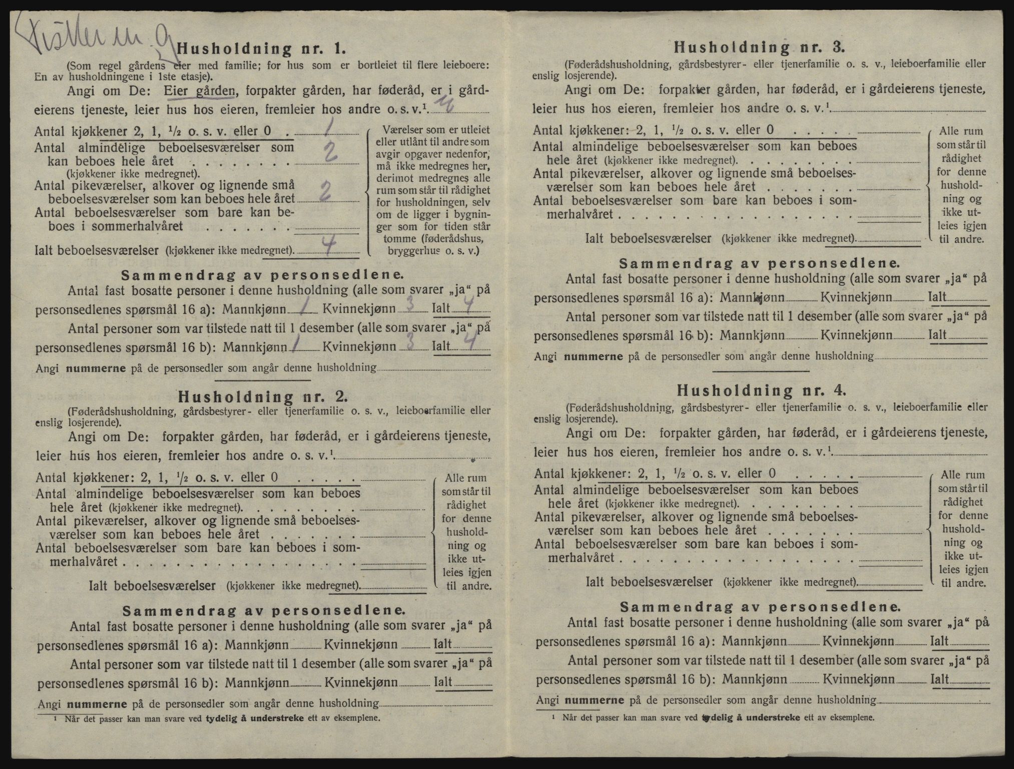 SATØ, 1920 census for Torsken, 1920, p. 543