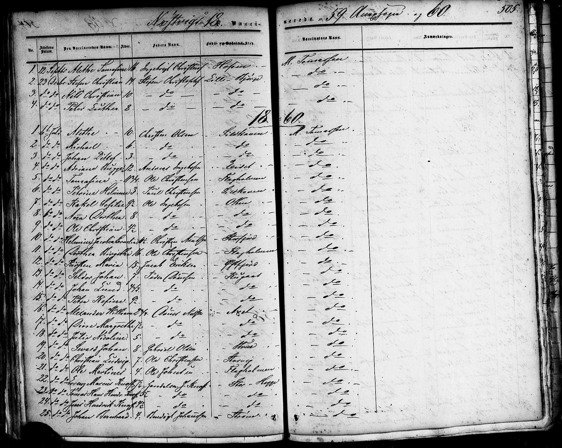 Ministerialprotokoller, klokkerbøker og fødselsregistre - Nordland, SAT/A-1459/814/L0224: Parish register (official) no. 814A05, 1834-1874, p. 505