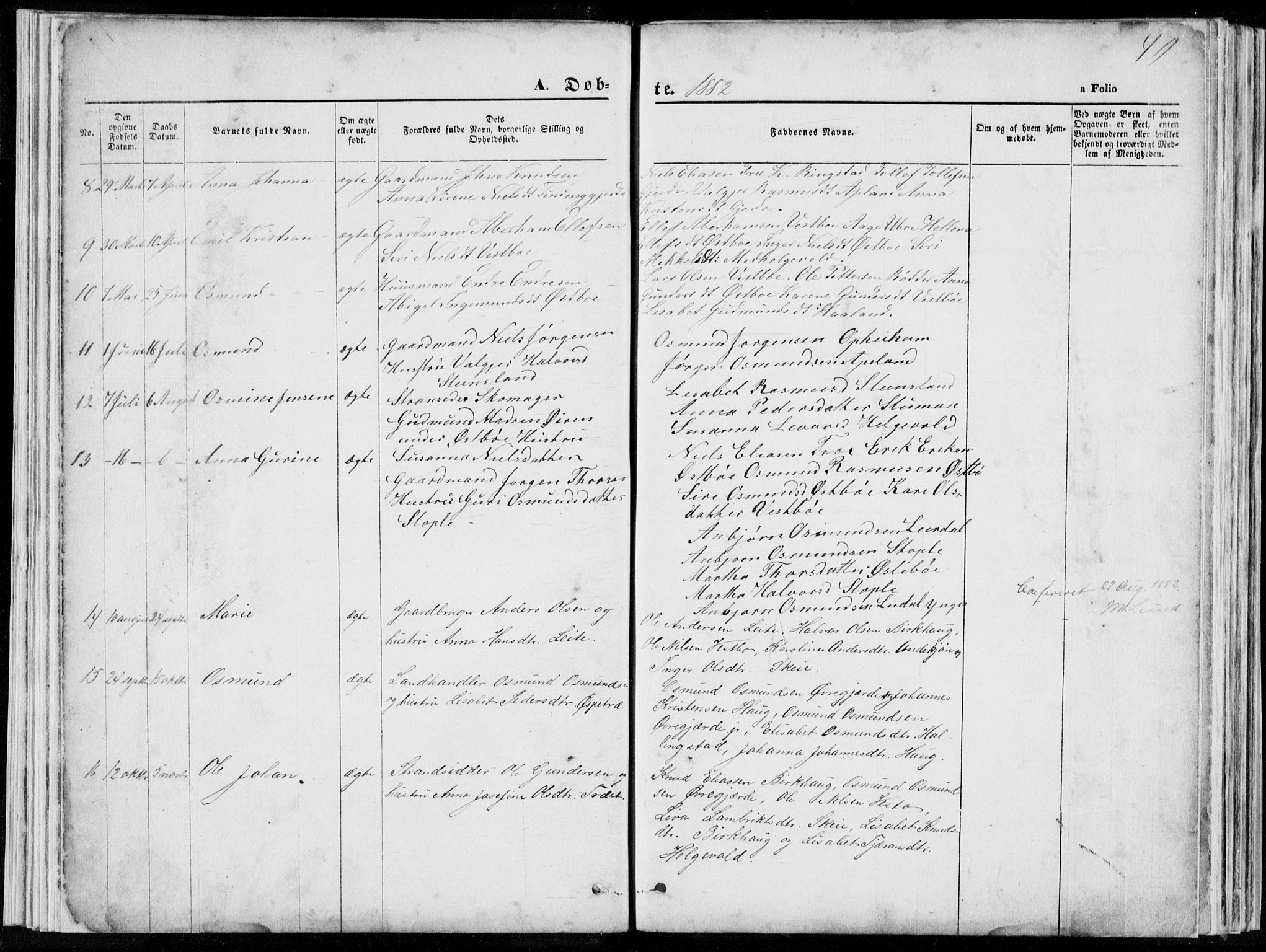 Vikedal sokneprestkontor, SAST/A-101840/01/V: Parish register (copy) no. B 10, 1864-1926, p. 40