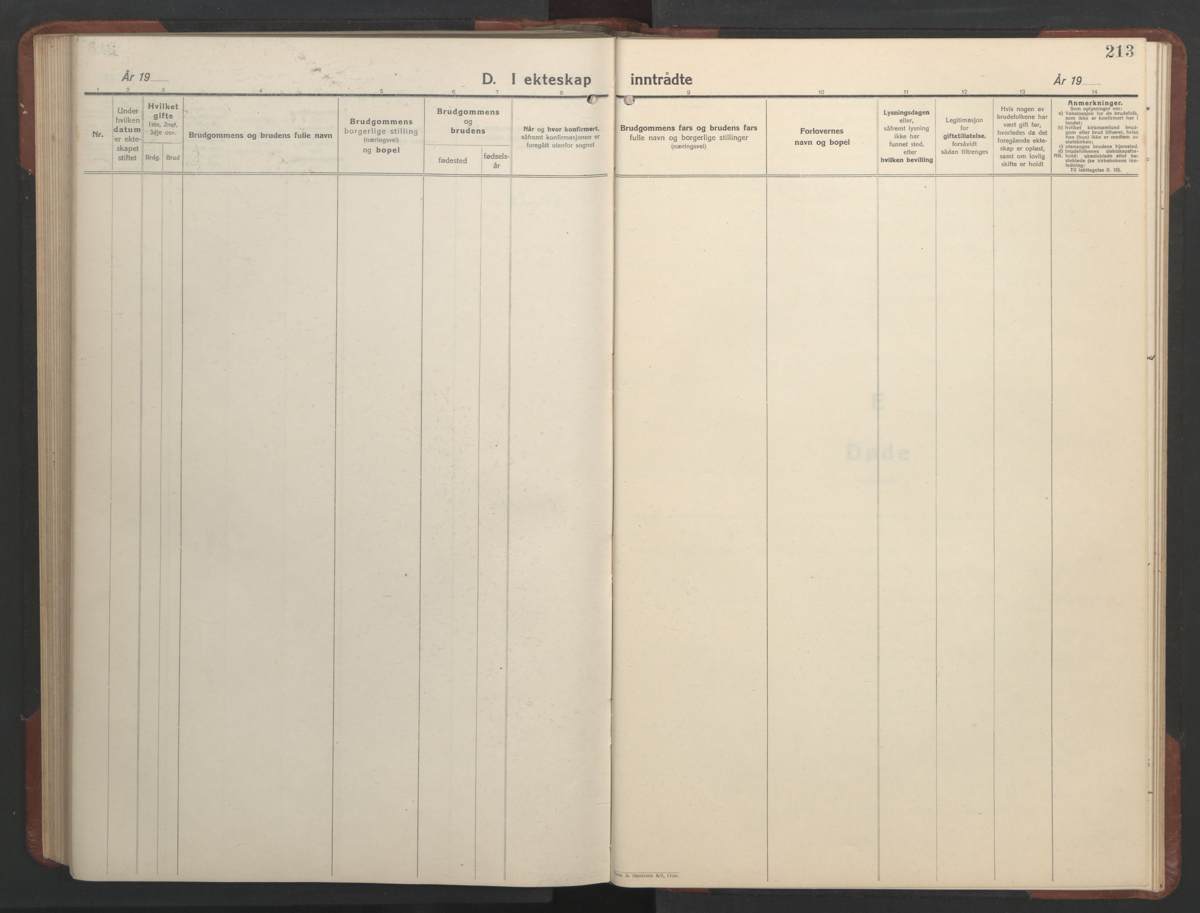 Ministerialprotokoller, klokkerbøker og fødselsregistre - Møre og Romsdal, AV/SAT-A-1454/560/L0726: Parish register (copy) no. 560C03, 1928-1952, p. 213