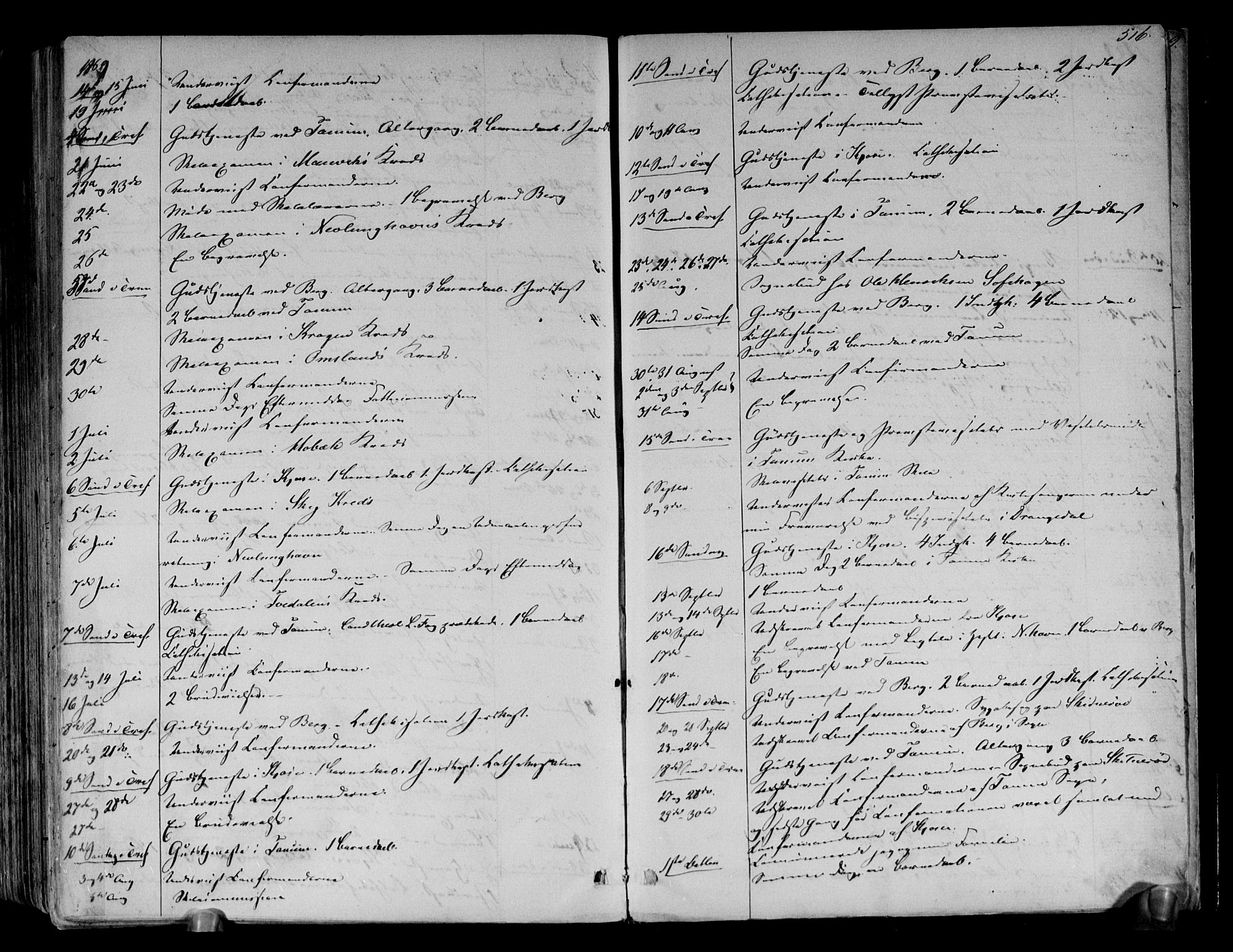 Brunlanes kirkebøker, AV/SAKO-A-342/F/Fa/L0005: Parish register (official) no. I 5, 1862-1877, p. 516