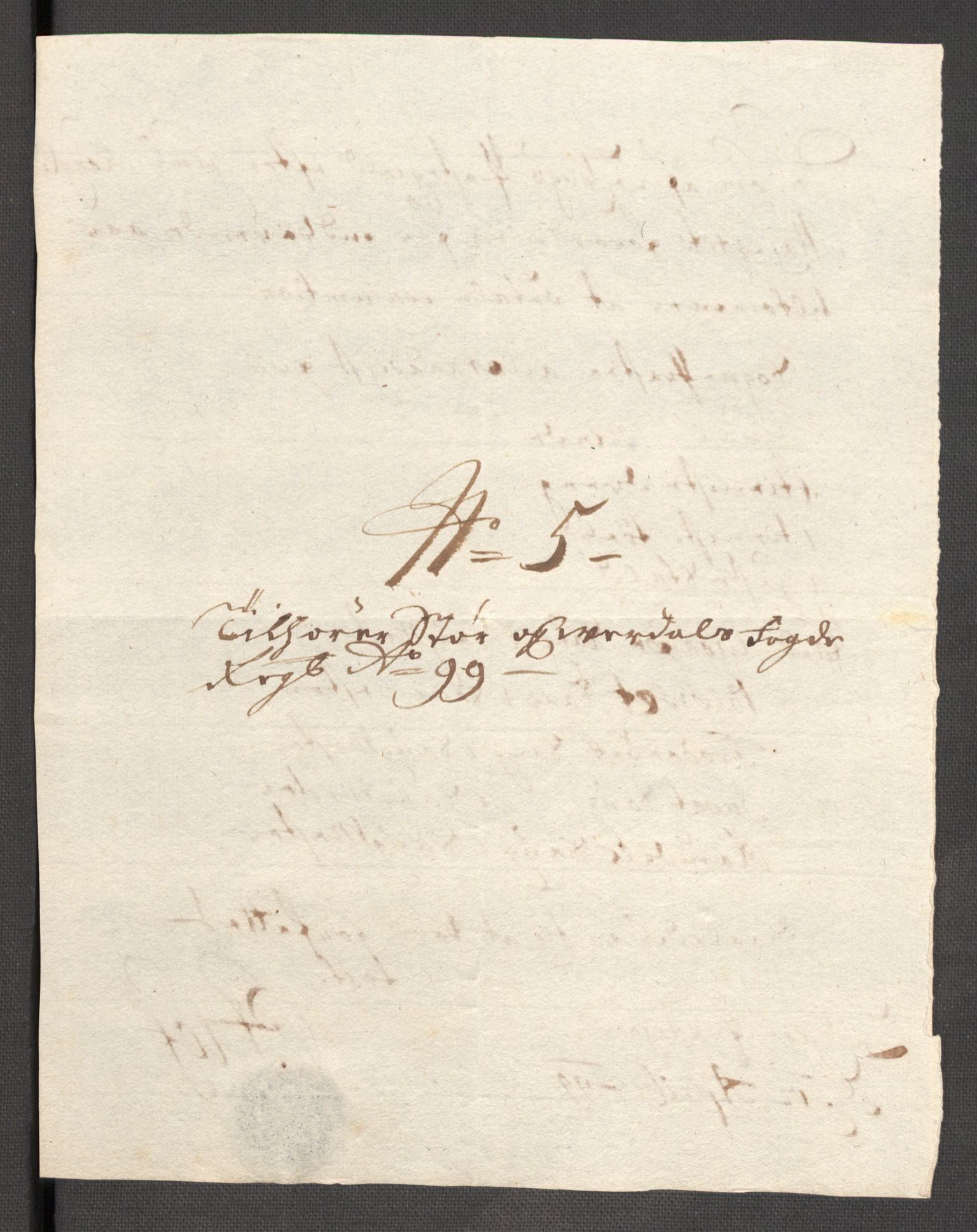 Rentekammeret inntil 1814, Reviderte regnskaper, Fogderegnskap, RA/EA-4092/R62/L4191: Fogderegnskap Stjørdal og Verdal, 1699, p. 221