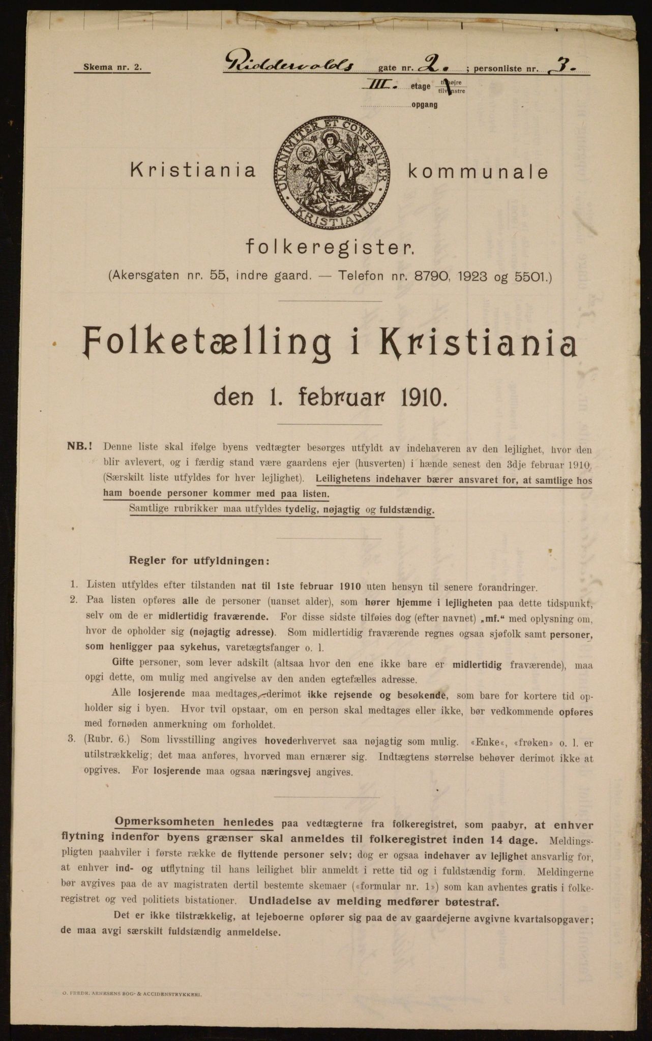 OBA, Municipal Census 1910 for Kristiania, 1910, p. 79368