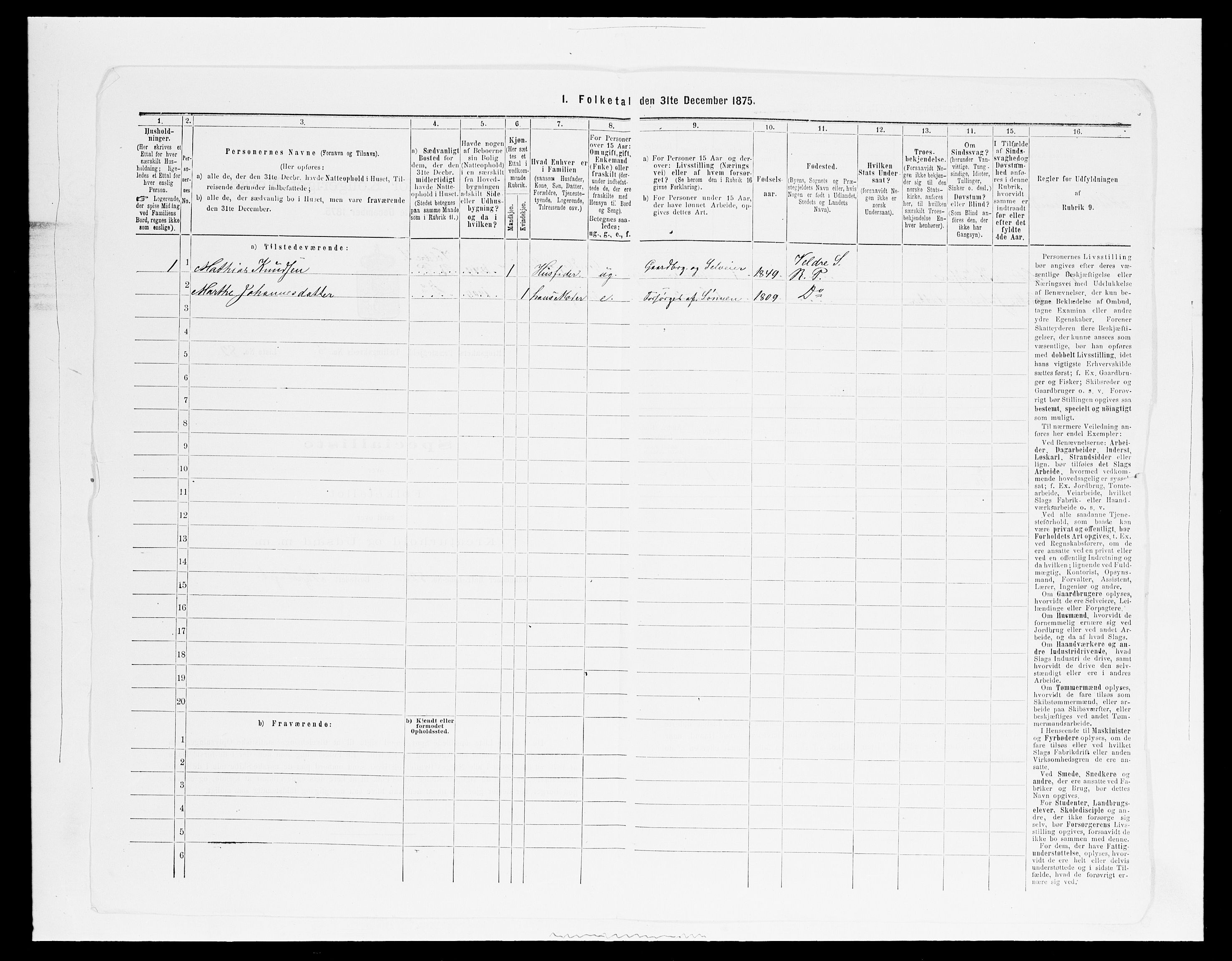 SAH, 1875 census for 0412P Ringsaker, 1875, p. 1791