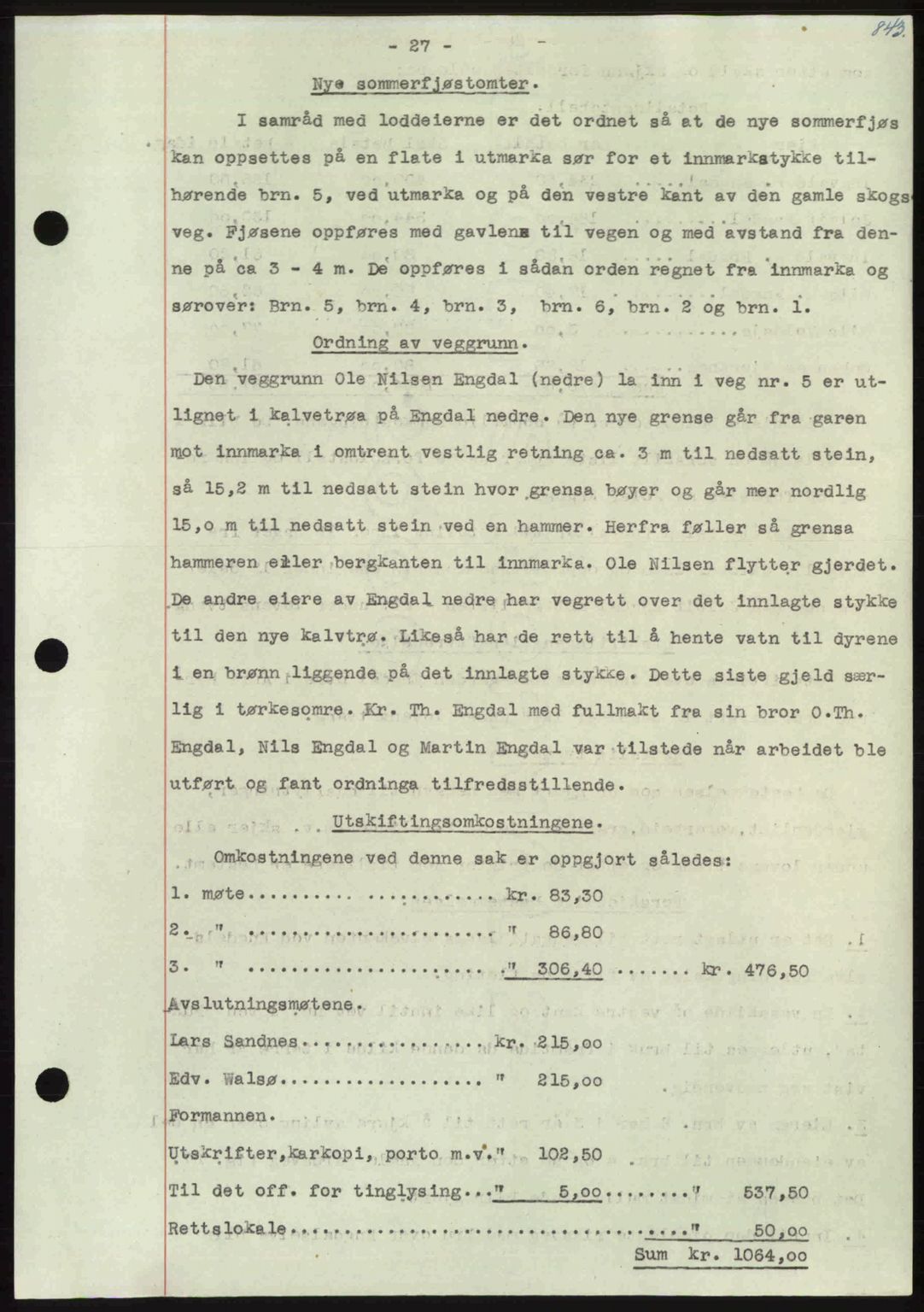 Nordmøre sorenskriveri, AV/SAT-A-4132/1/2/2Ca: Mortgage book no. A110, 1948-1949, Diary no: : 499/1949