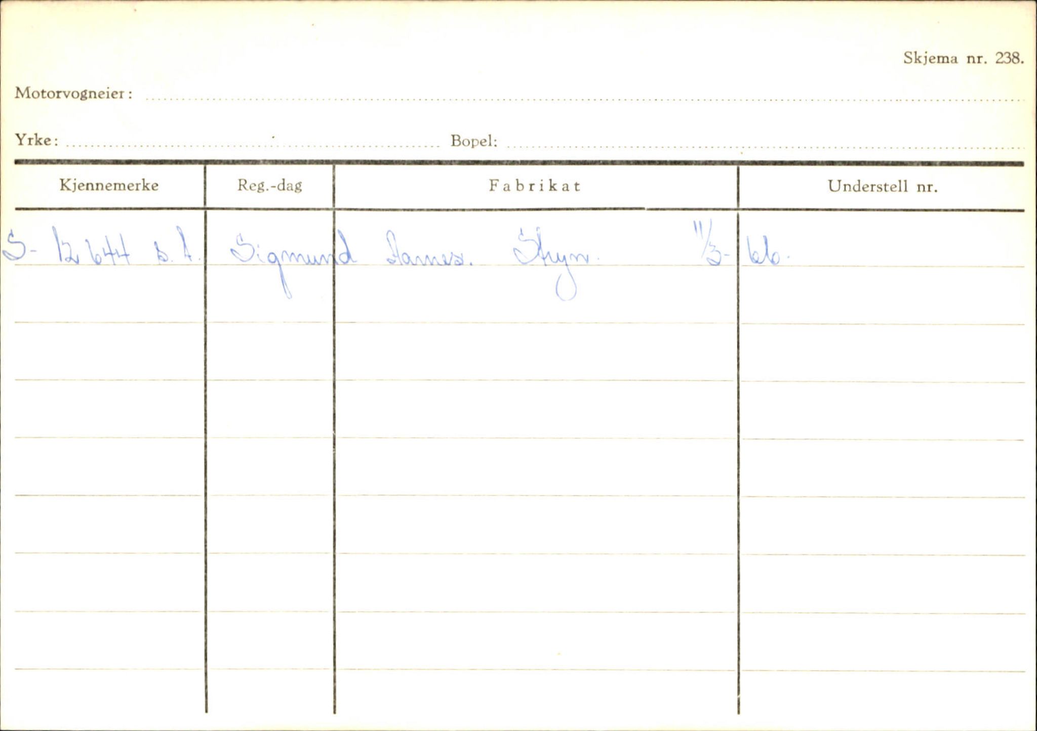 Statens vegvesen, Sogn og Fjordane vegkontor, SAB/A-5301/4/F/L0131: Eigarregister Høyanger P-Å. Stryn S-Å, 1945-1975, p. 1430