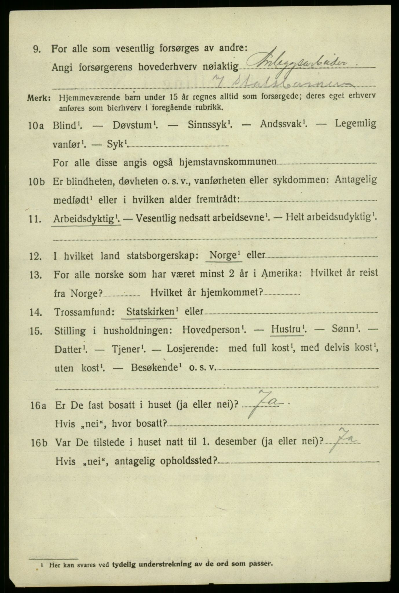 SAB, 1920 census for Samnanger, 1920, p. 1112