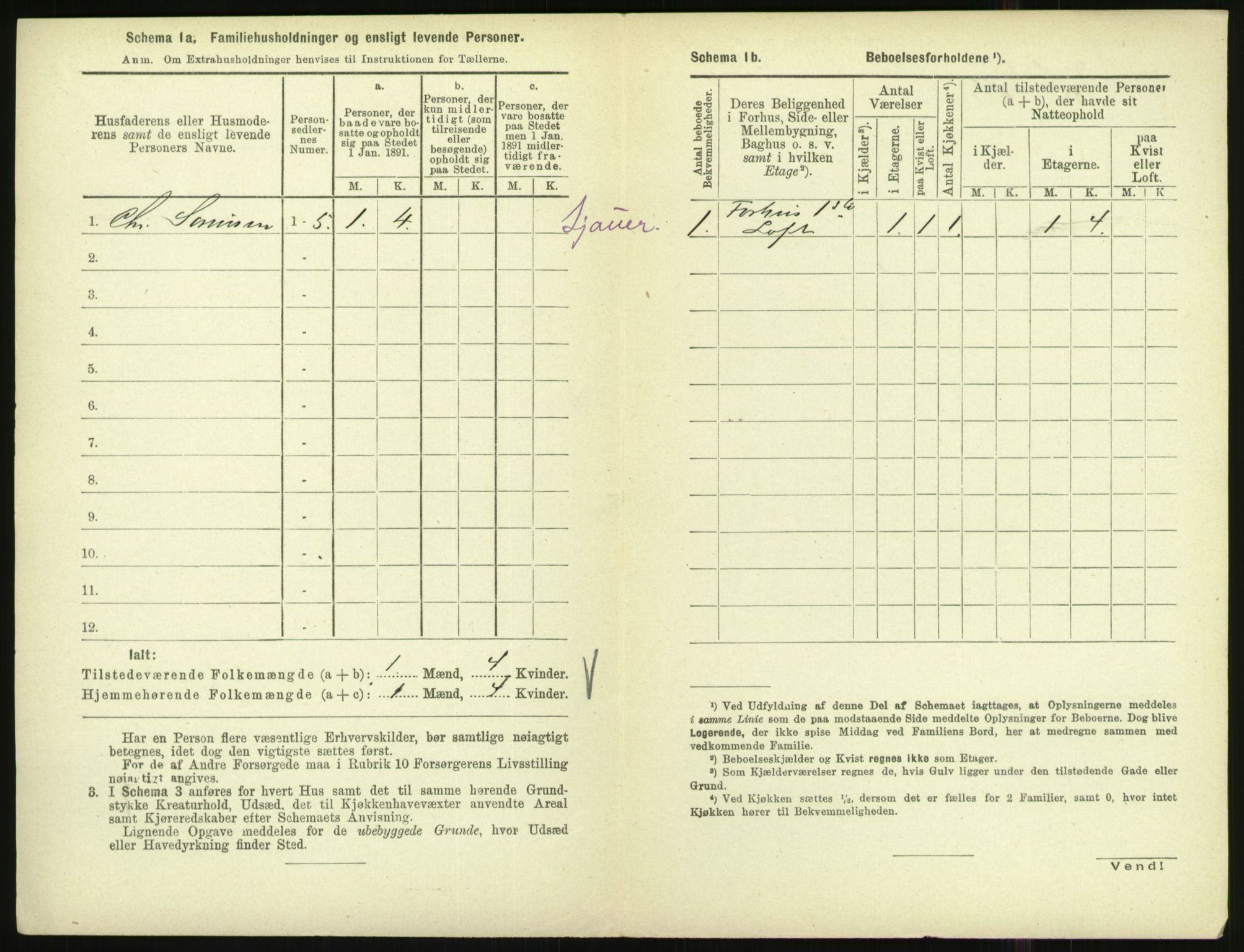 RA, 1891 census for 1002 Mandal, 1891, p. 1236