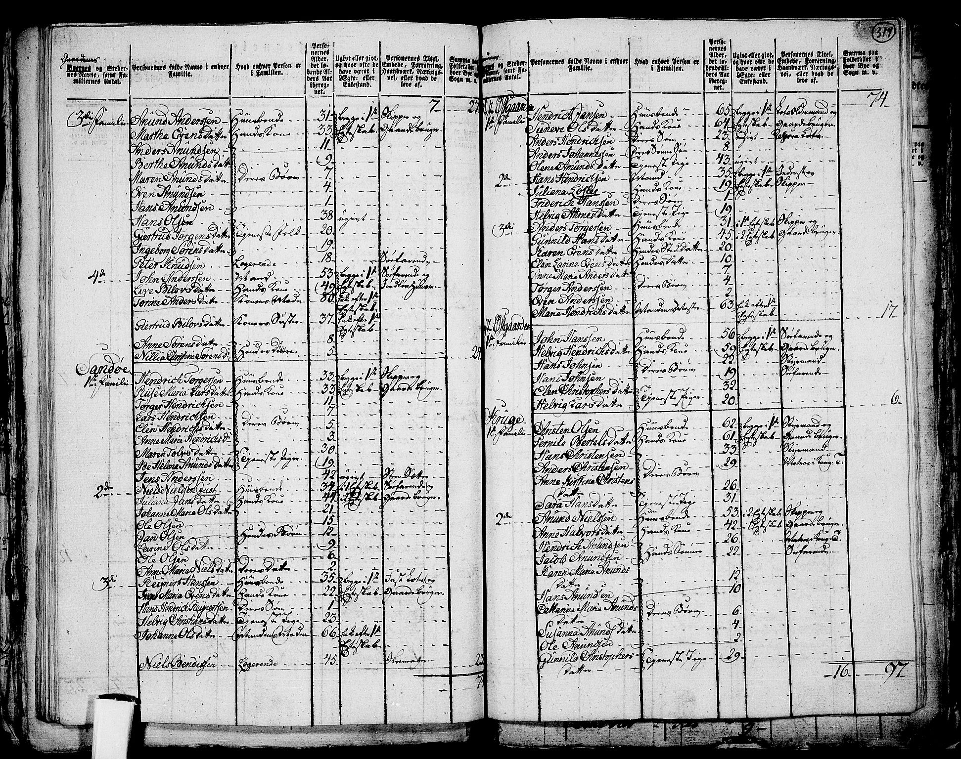 RA, 1801 census for 0722P Nøtterøy, 1801, p. 316b-317a