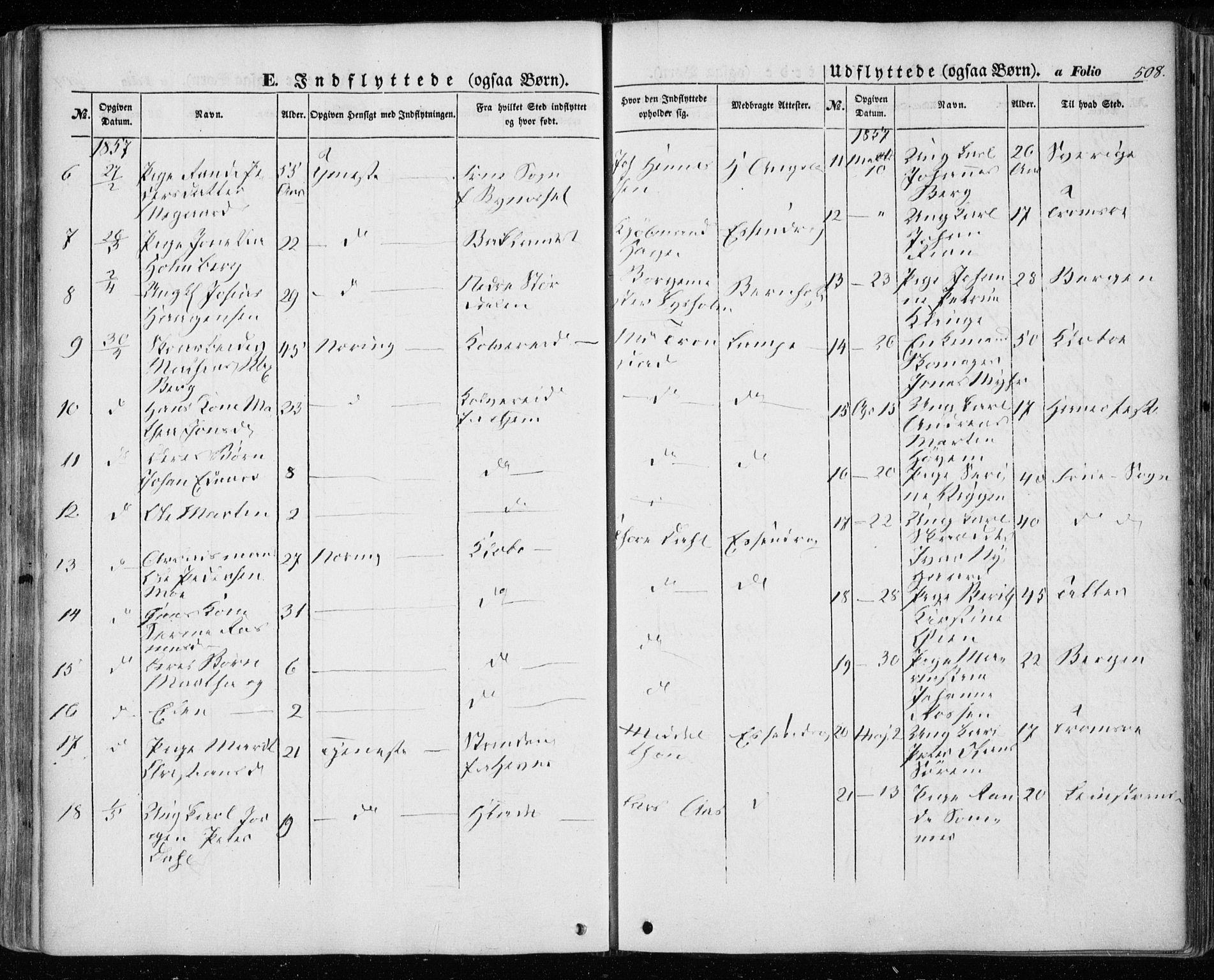 Ministerialprotokoller, klokkerbøker og fødselsregistre - Sør-Trøndelag, SAT/A-1456/601/L0051: Parish register (official) no. 601A19, 1848-1857, p. 508