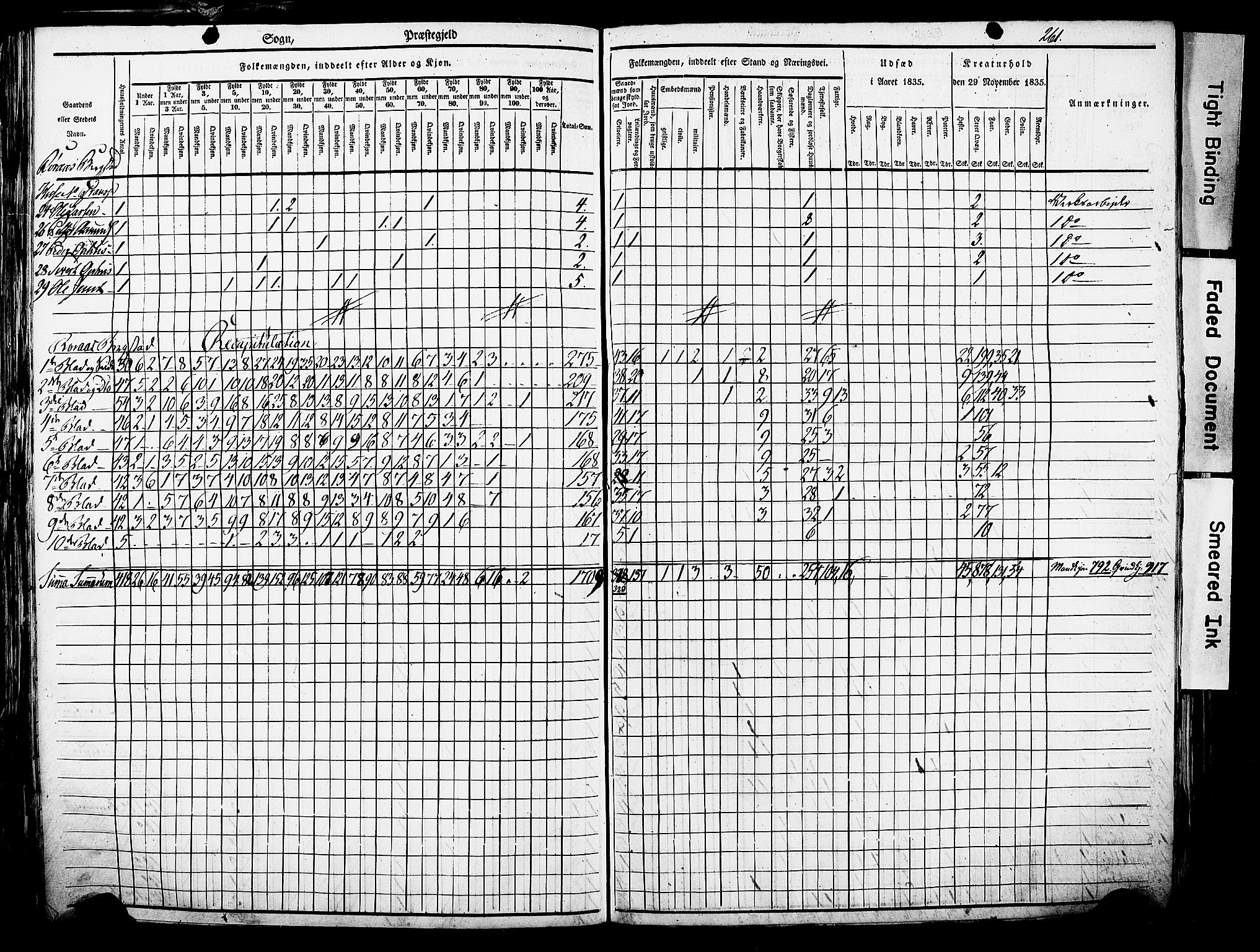 , Census 1835 for Røros, 1835, p. 11