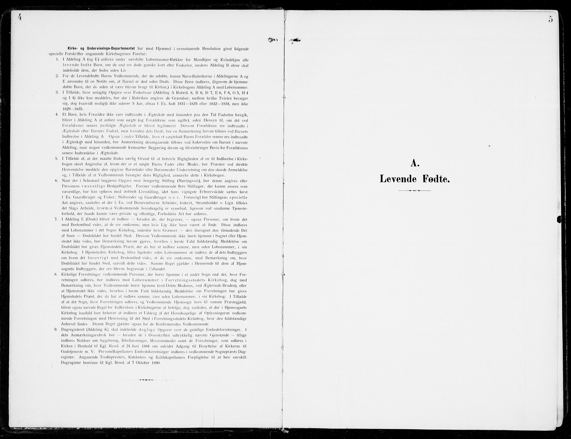 Sem kirkebøker, SAKO/A-5/F/Fb/L0006: Parish register (official) no. II 6, 1905-1918, p. 4-5