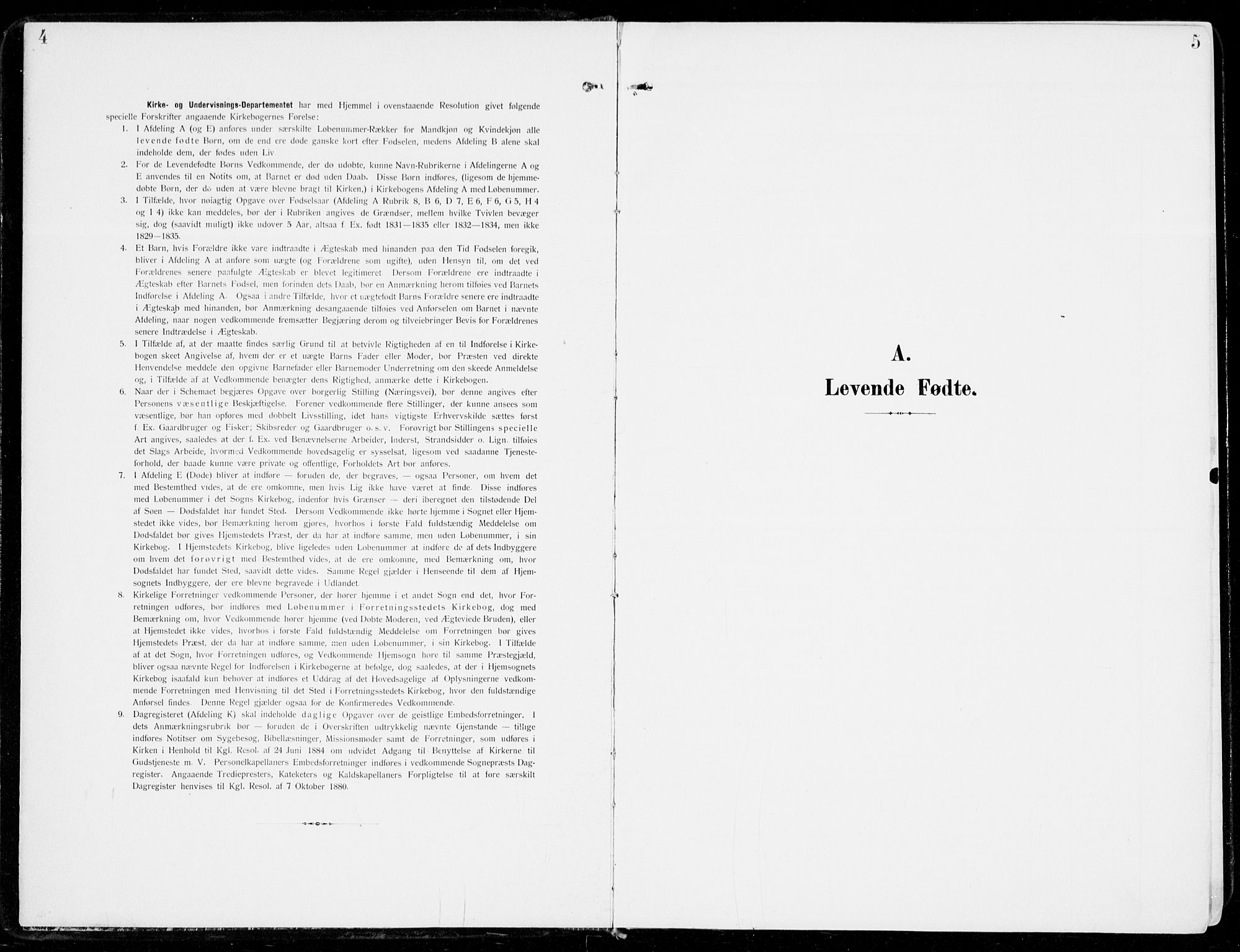 Sem kirkebøker, AV/SAKO-A-5/F/Fb/L0006: Parish register (official) no. II 6, 1905-1918, p. 4-5