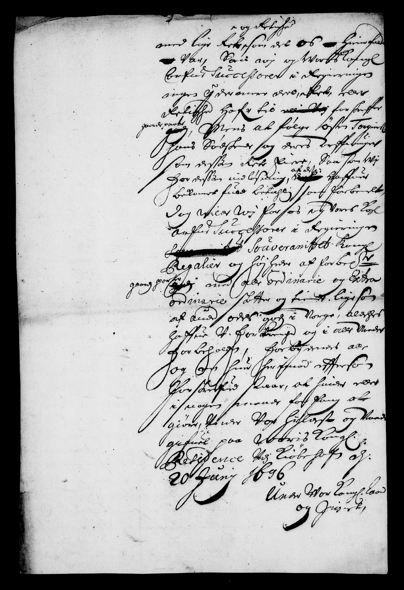 Rentekammeret inntil 1814, Realistisk ordnet avdeling, RA/EA-4070/On/L0013: [Jj 14]: Forskjellige dokumenter om krongodset i Norge, 1672-1722, p. 262