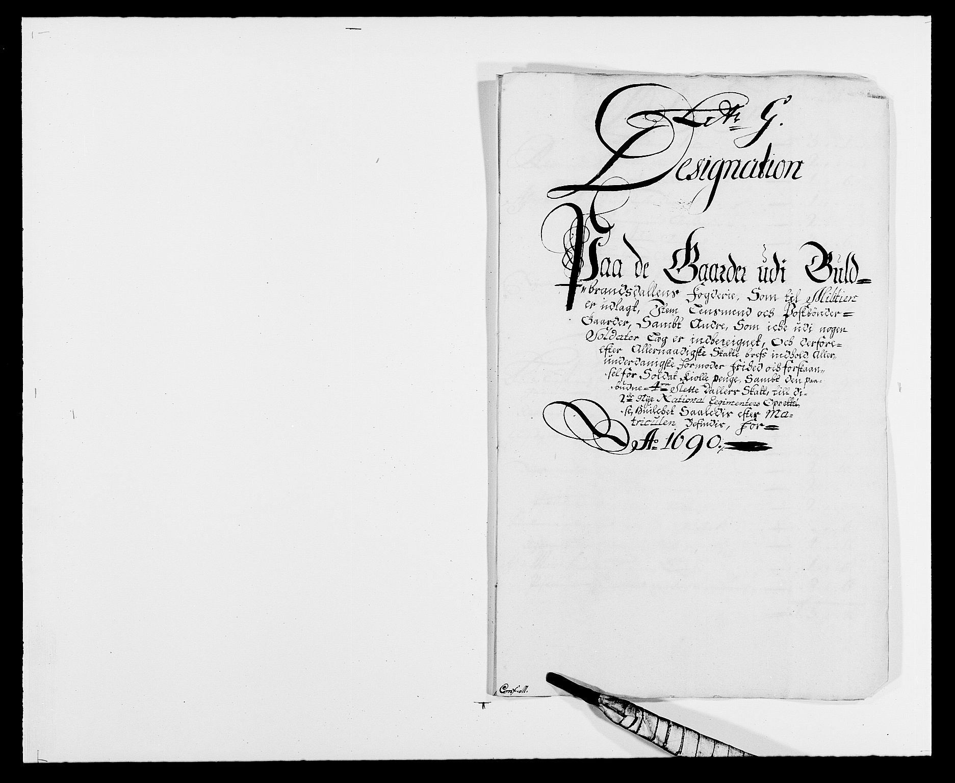 Rentekammeret inntil 1814, Reviderte regnskaper, Fogderegnskap, RA/EA-4092/R17/L1165: Fogderegnskap Gudbrandsdal, 1690-1692, p. 138