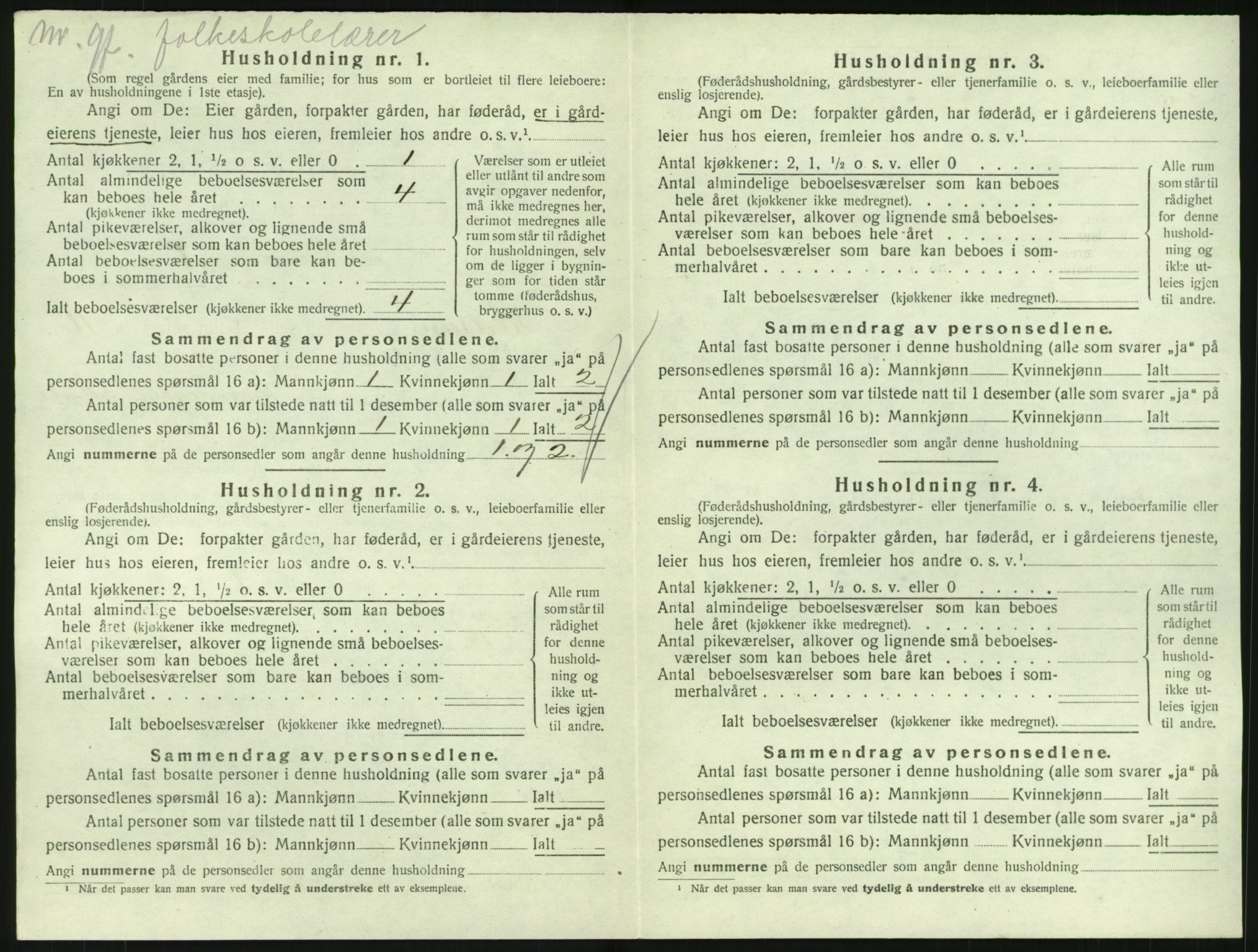 SAKO, 1920 census for Hedrum, 1920, p. 1478