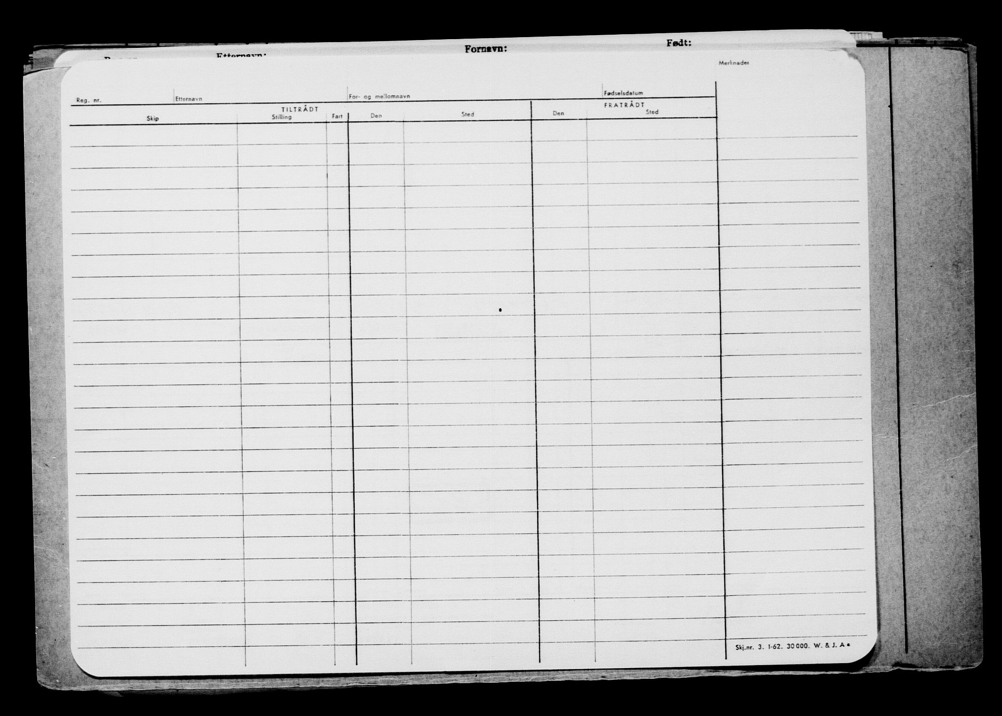 Direktoratet for sjømenn, AV/RA-S-3545/G/Gb/L0162: Hovedkort, 1918, p. 109