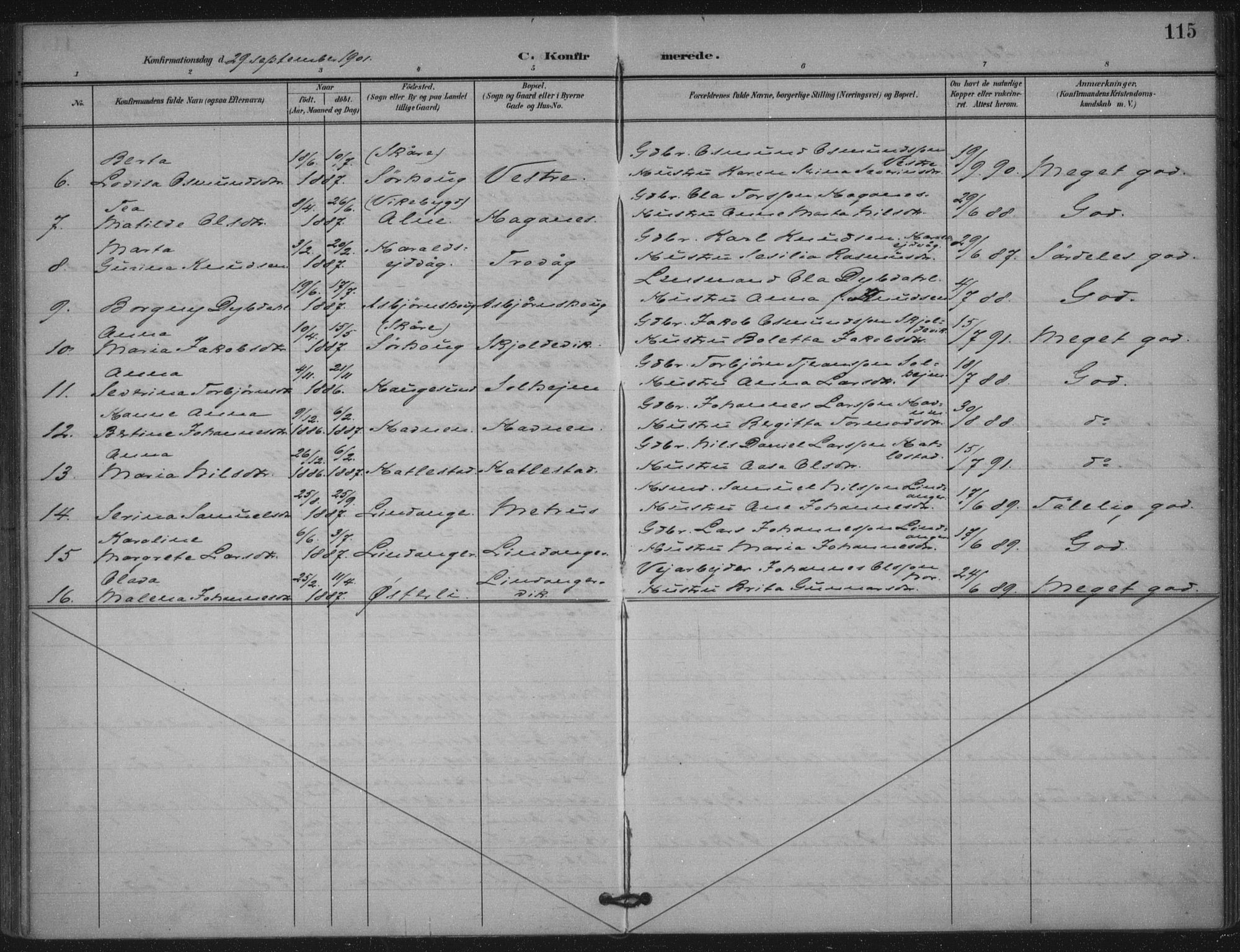 Skjold sokneprestkontor, AV/SAST-A-101847/H/Ha/Haa/L0011: Parish register (official) no. A 11, 1897-1914, p. 115