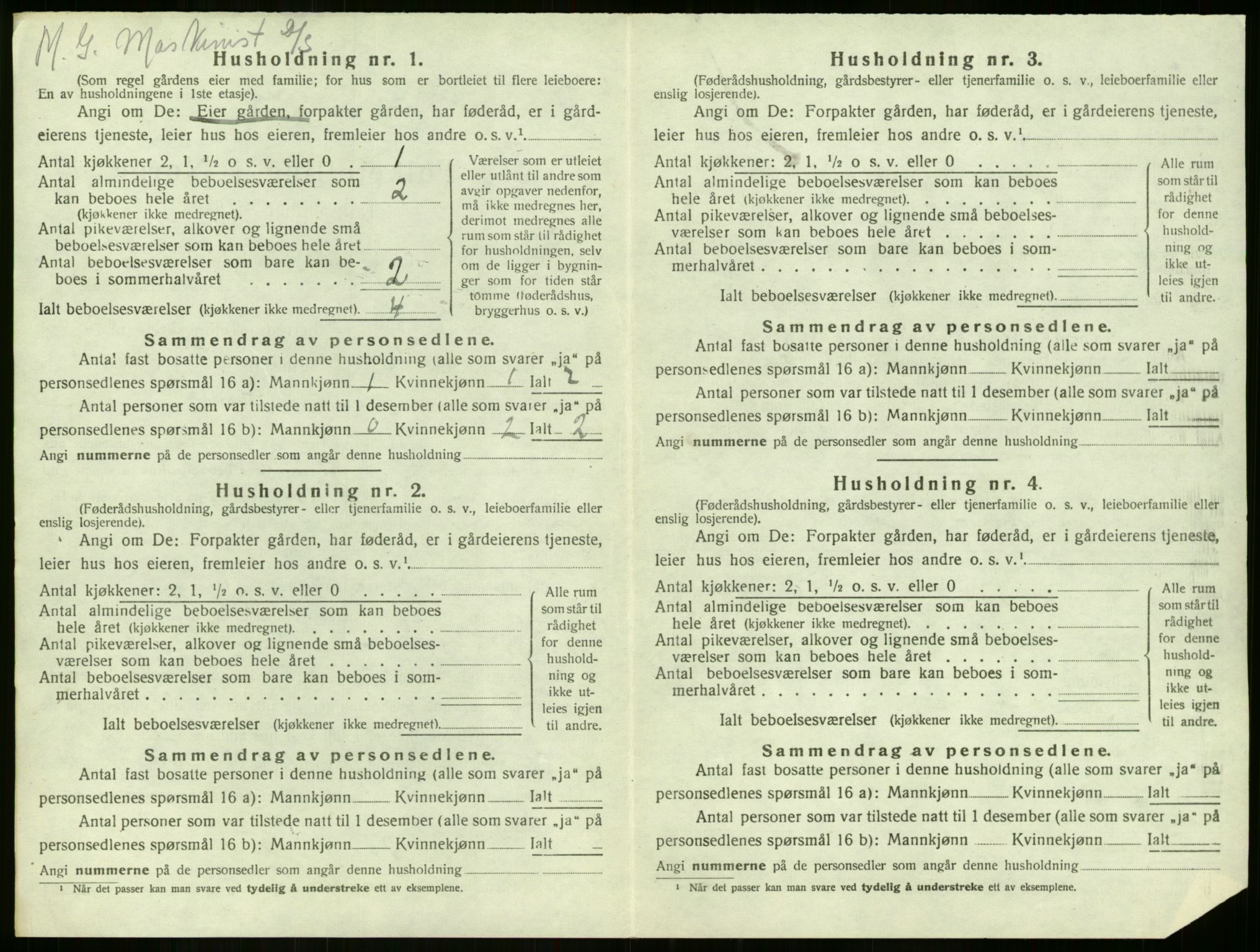 SAKO, 1920 census for Tjøme, 1920, p. 1131